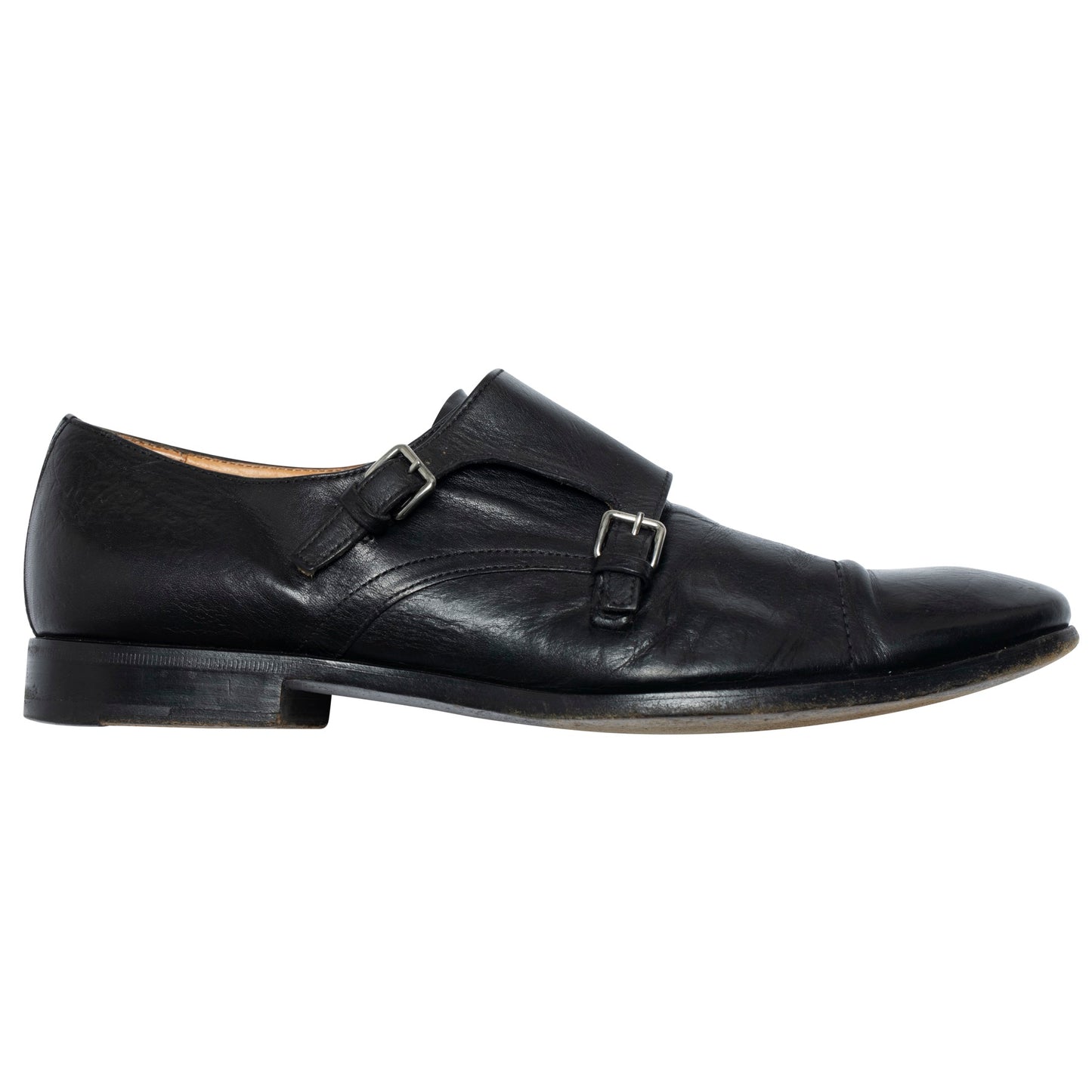 Early 2000s, Full-Grain Calf, Monk Straps, Low Vamp, Postmodern
