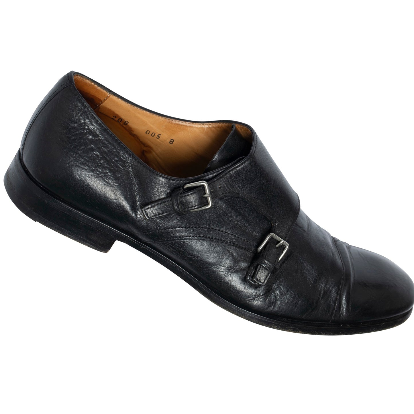Early 2000s, Full-Grain Calf, Monk Straps, Low Vamp, Postmodern