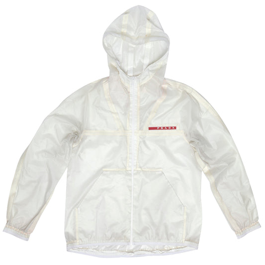 Translucent Nylon Taped Windbreaker Jacket