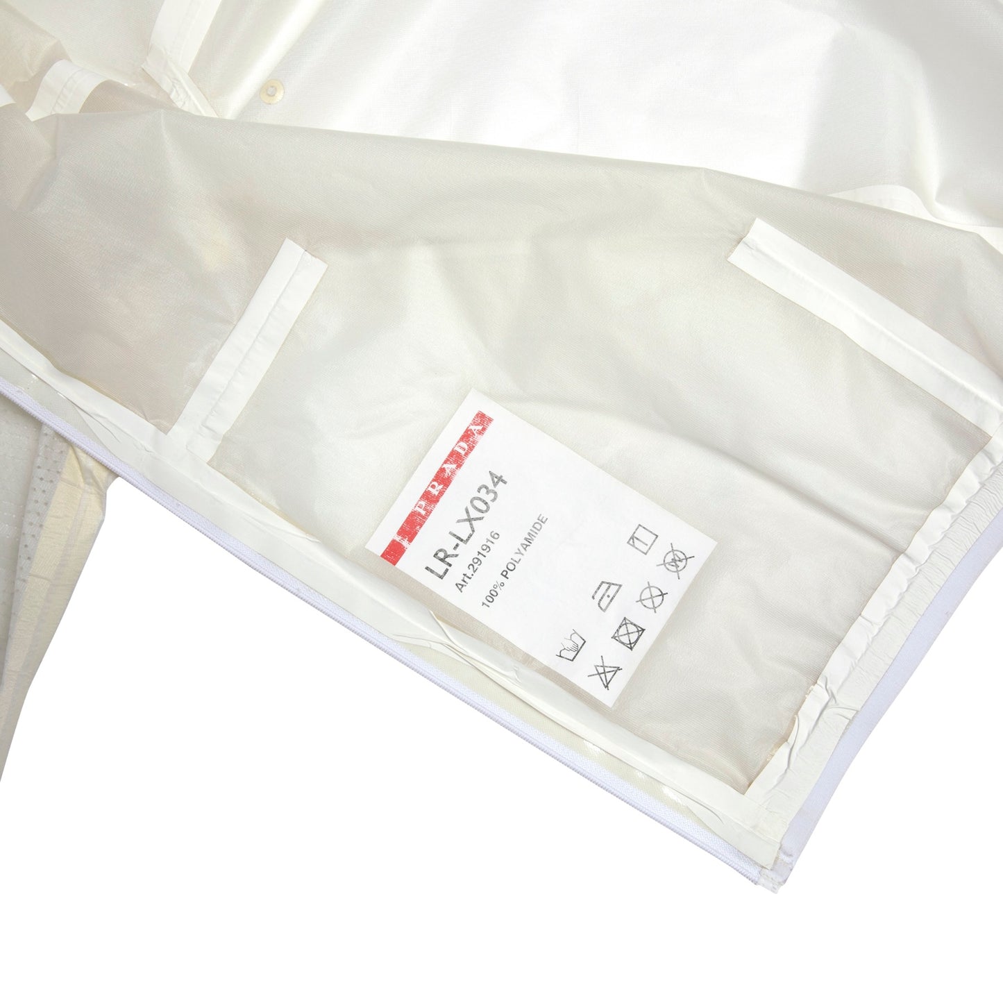 Translucent Nylon Taped Windbreaker Jacket