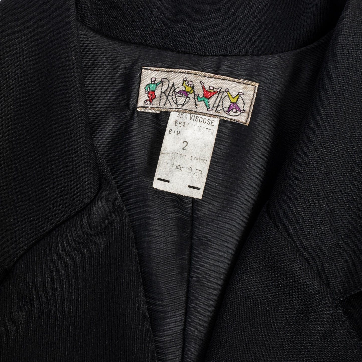 Twill Viscose Blend Wide Notch Lapel Swagger Coat