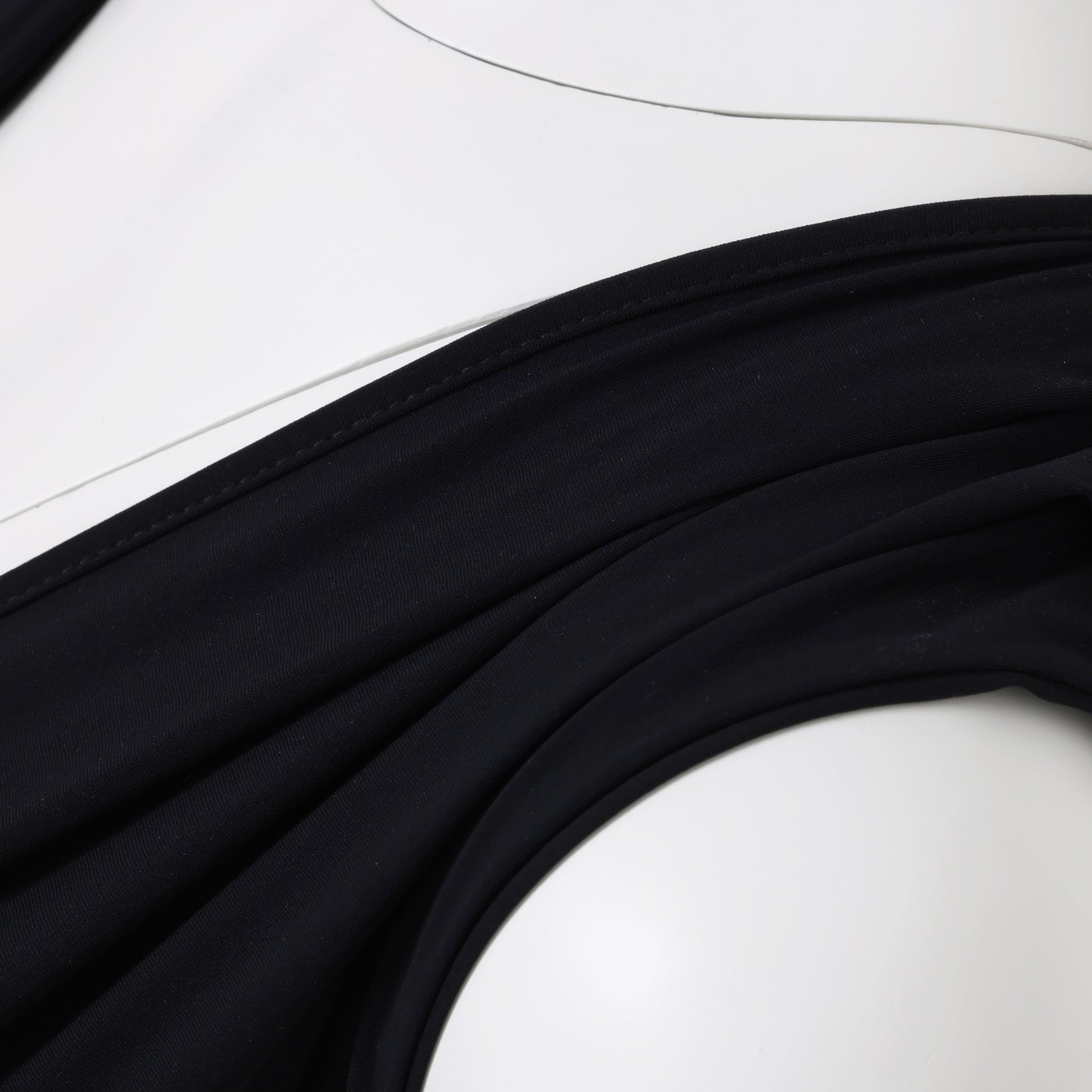 Halston-era Deep-V Bodysuit, 1970s Disco Movement