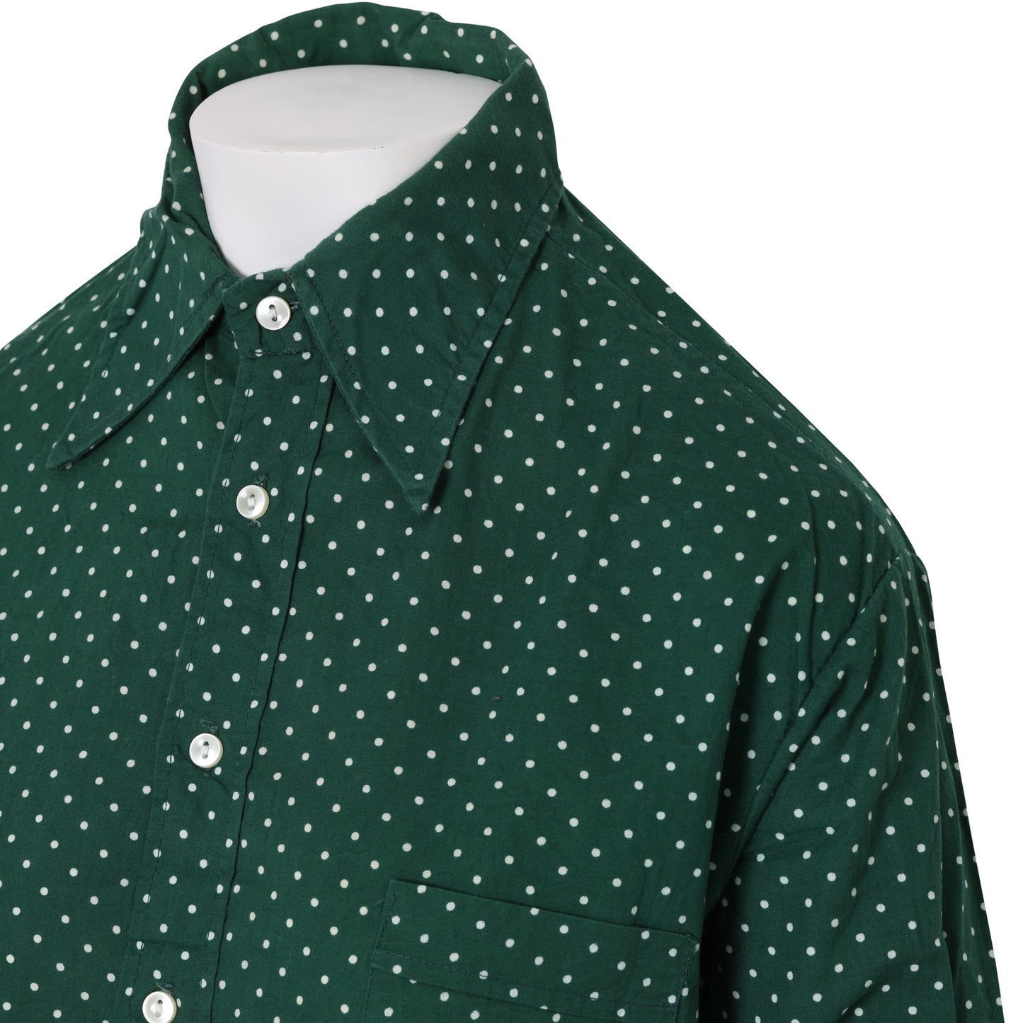 70s, Oversized Collar, Smart Print, British Leisure Wardrobe