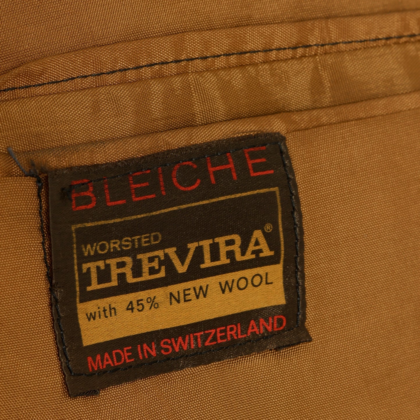 Vintage, 1970s, Bleiche, Trevira