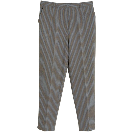Warp-Faced Twill Stripe, Controlled Drape, Relaxed Silhouette