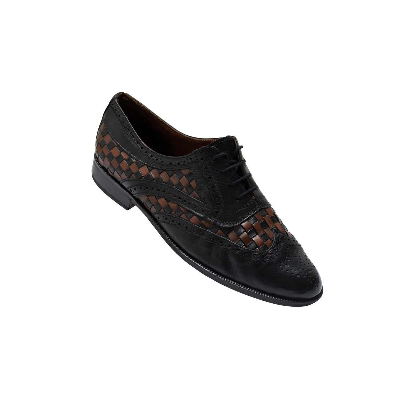 70s, Handwoven, Full Brogue Overlays, Blake-Stitched Sole
