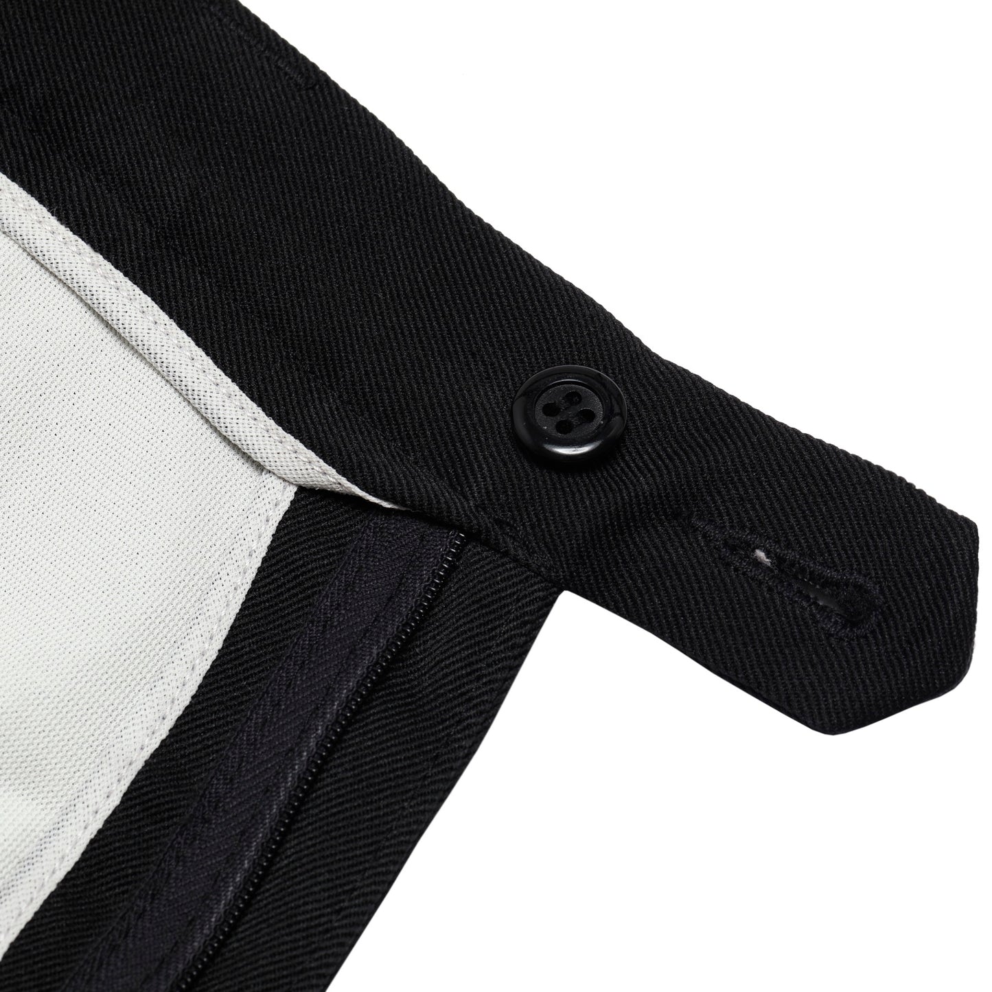 70s, Twill, Mid-Rise Cut, Rigid Pleating, Institutional Uniform