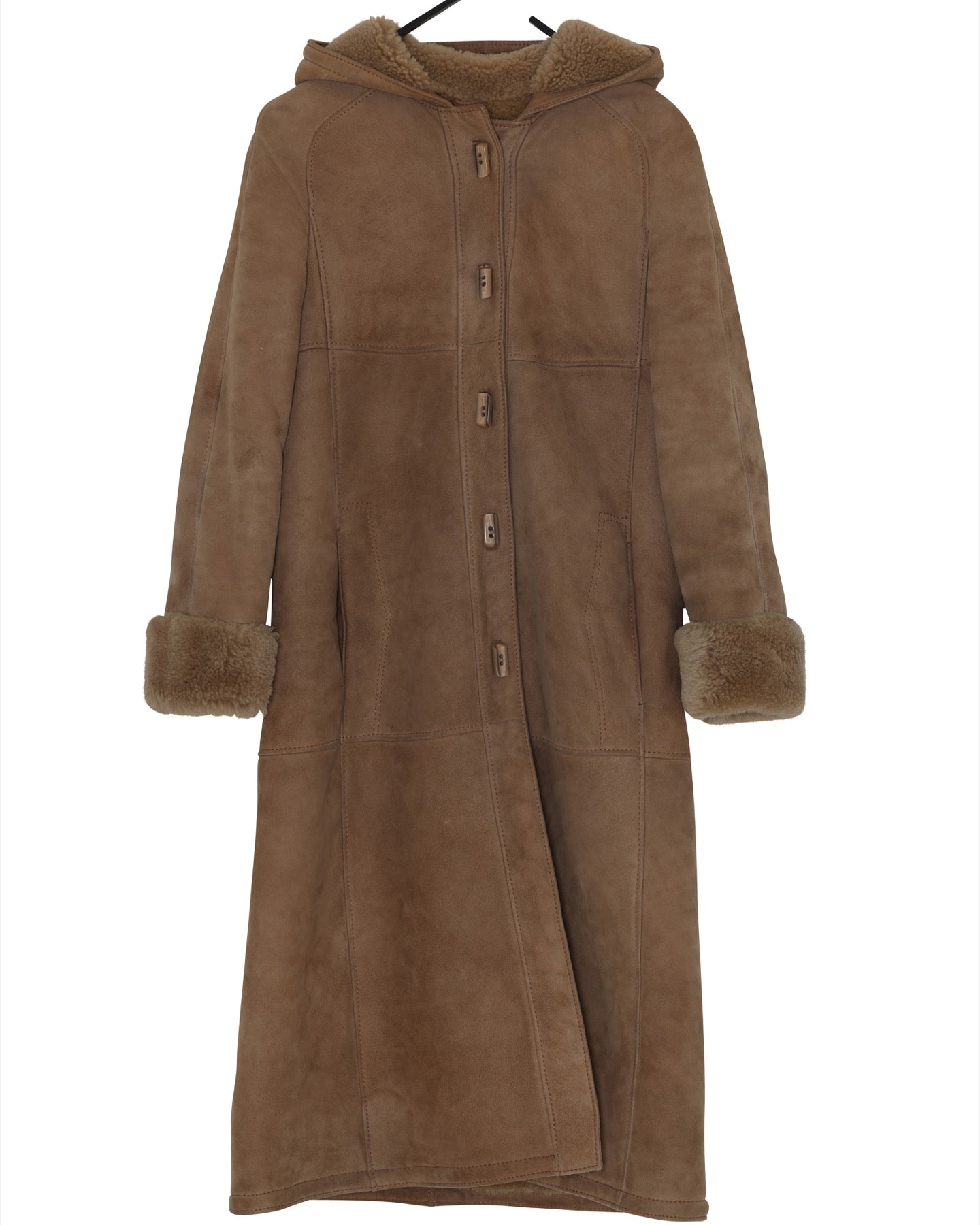 Vintage, 1970s, Gewachsenes Lammfell, Shearling