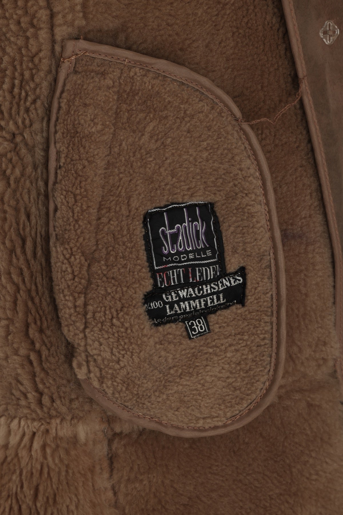 Vintage, 1970s, Gewachsenes Lammfell, Shearling