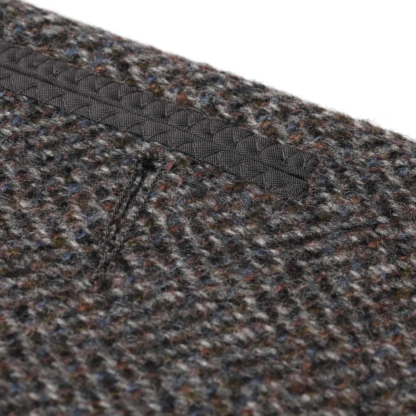 Vintage, 1980s, Herringbone Tweed, High GSM