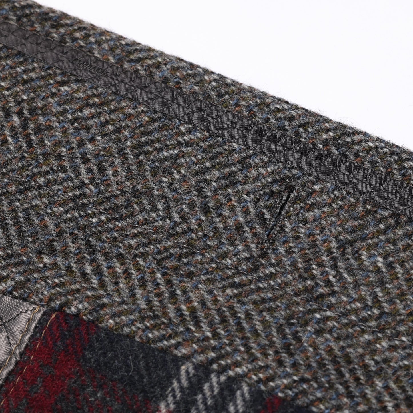 Vintage, 1980s, Herringbone Tweed, High GSM