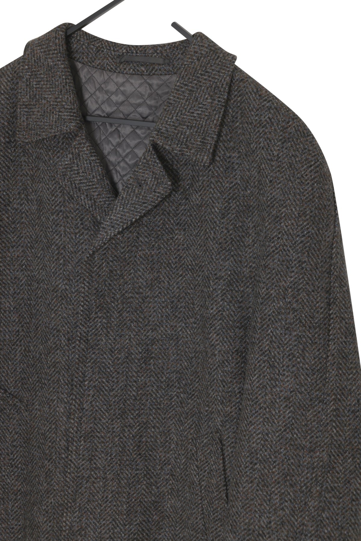 Vintage, 1980s, Herringbone Tweed, High GSM