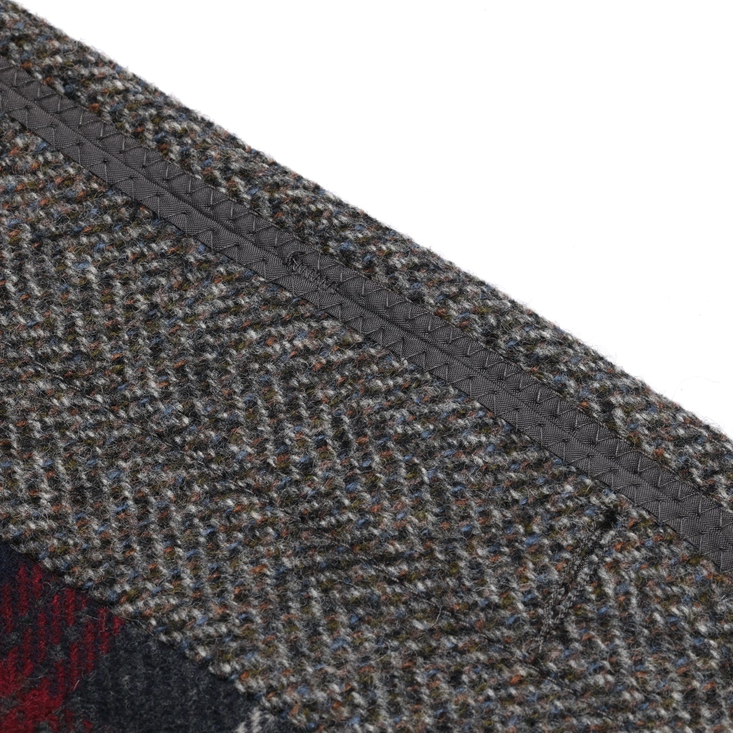 Vintage, 1980s, Herringbone Tweed, High GSM