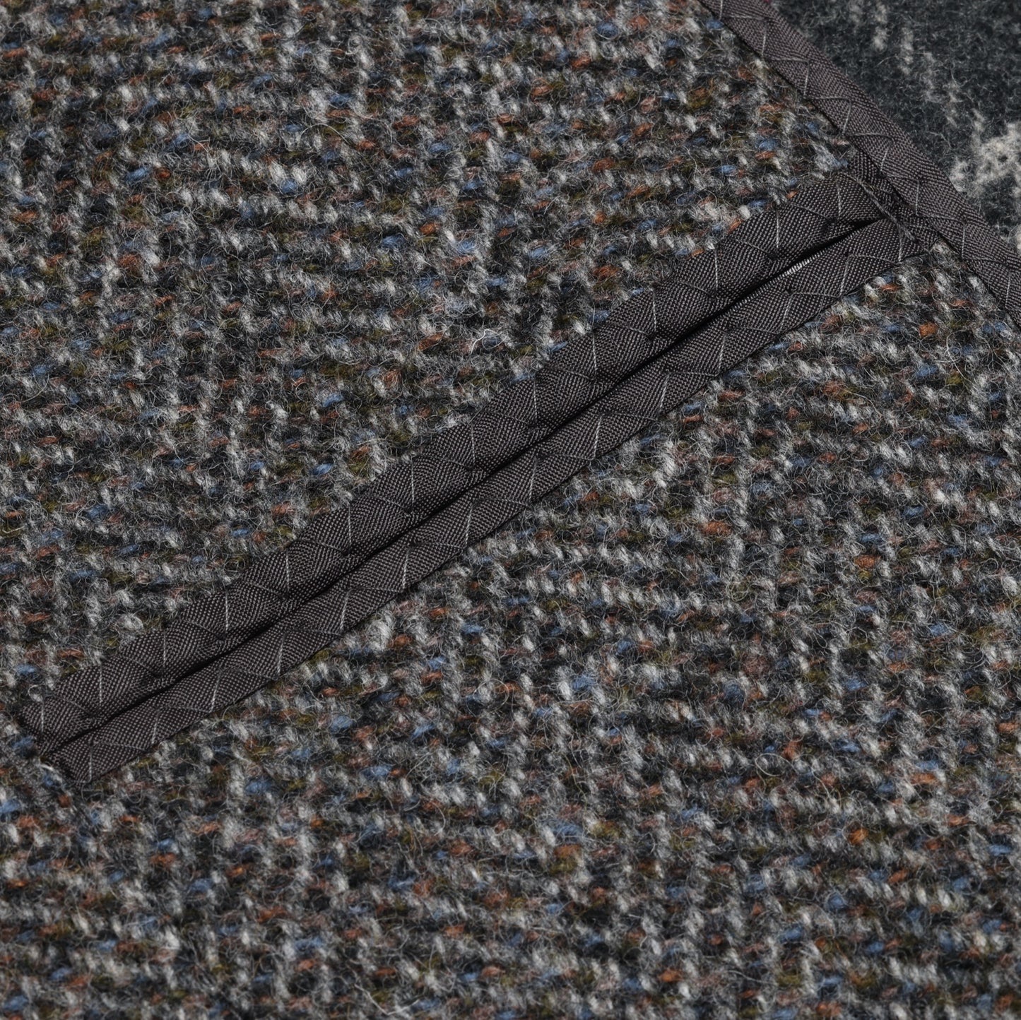 Vintage, 1980s, Herringbone Tweed, High GSM