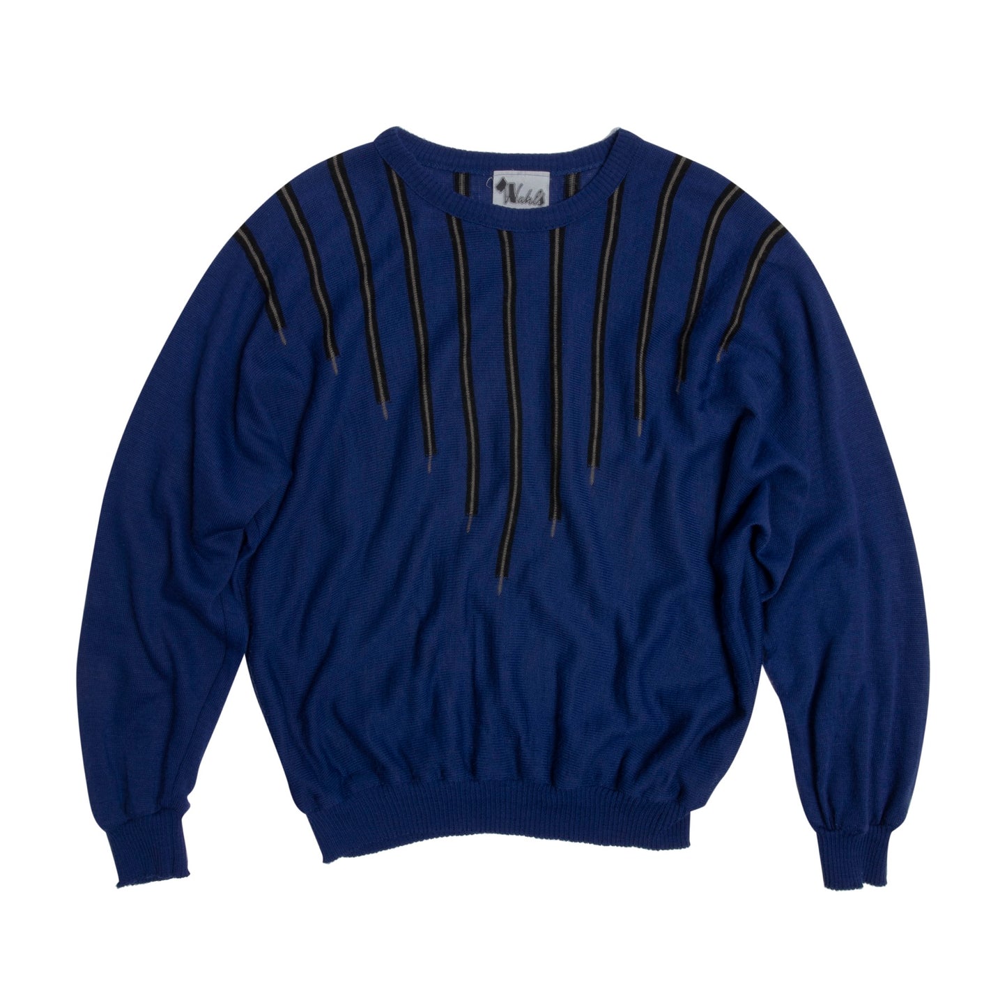 Stockinette Knit Intarsia Dolman Sleeve Jumper
