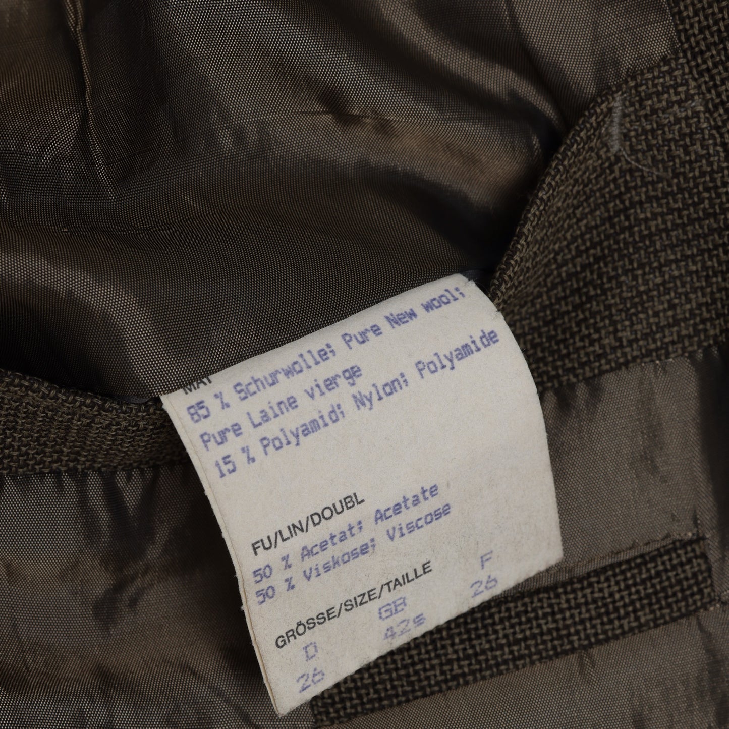 Vintage, 1980s, Wool & Nylon