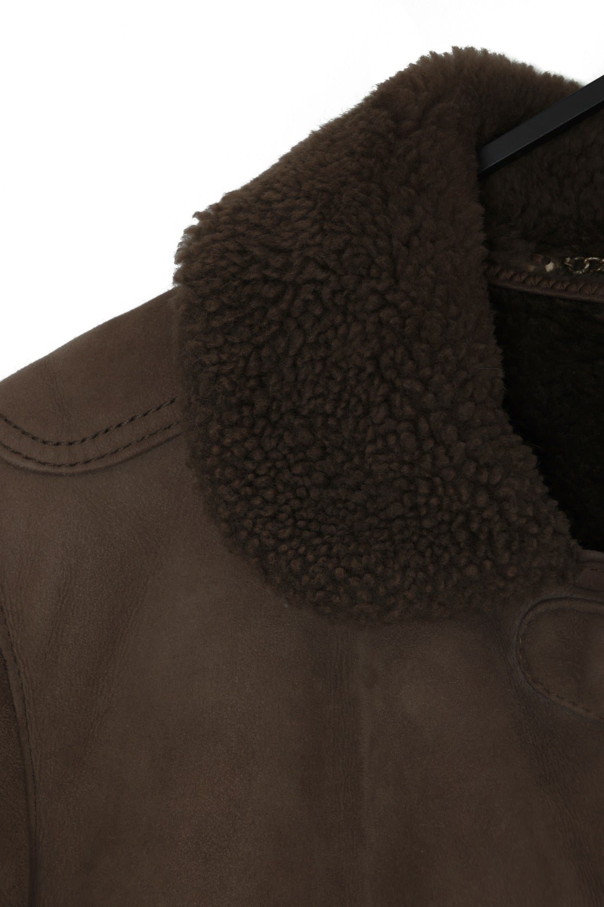 Vintage, 1970s, Suede Lambskin, Shearling