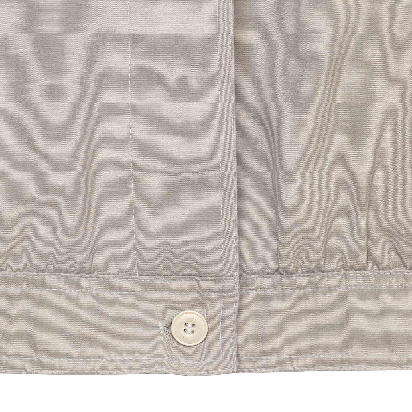Canvas Weave Slot Seam Blouson Jacket