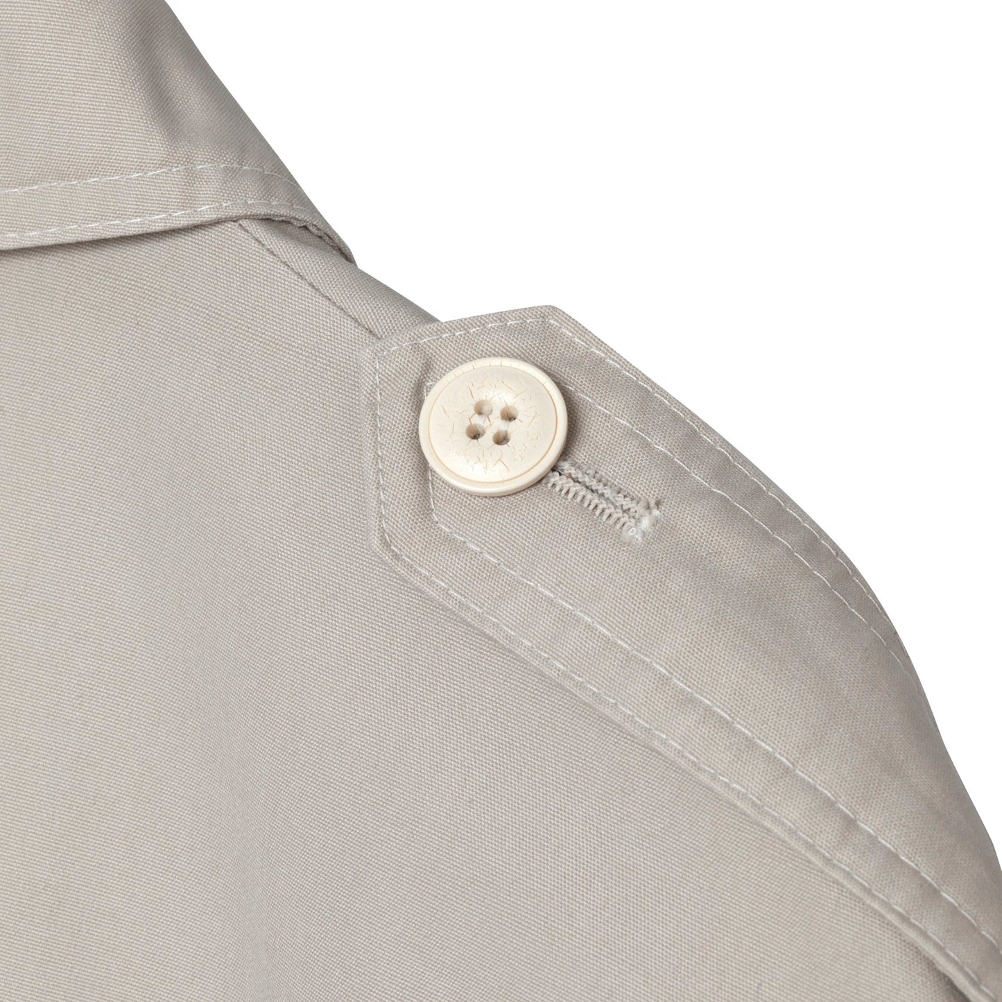 Canvas Weave Slot Seam Blouson Jacket