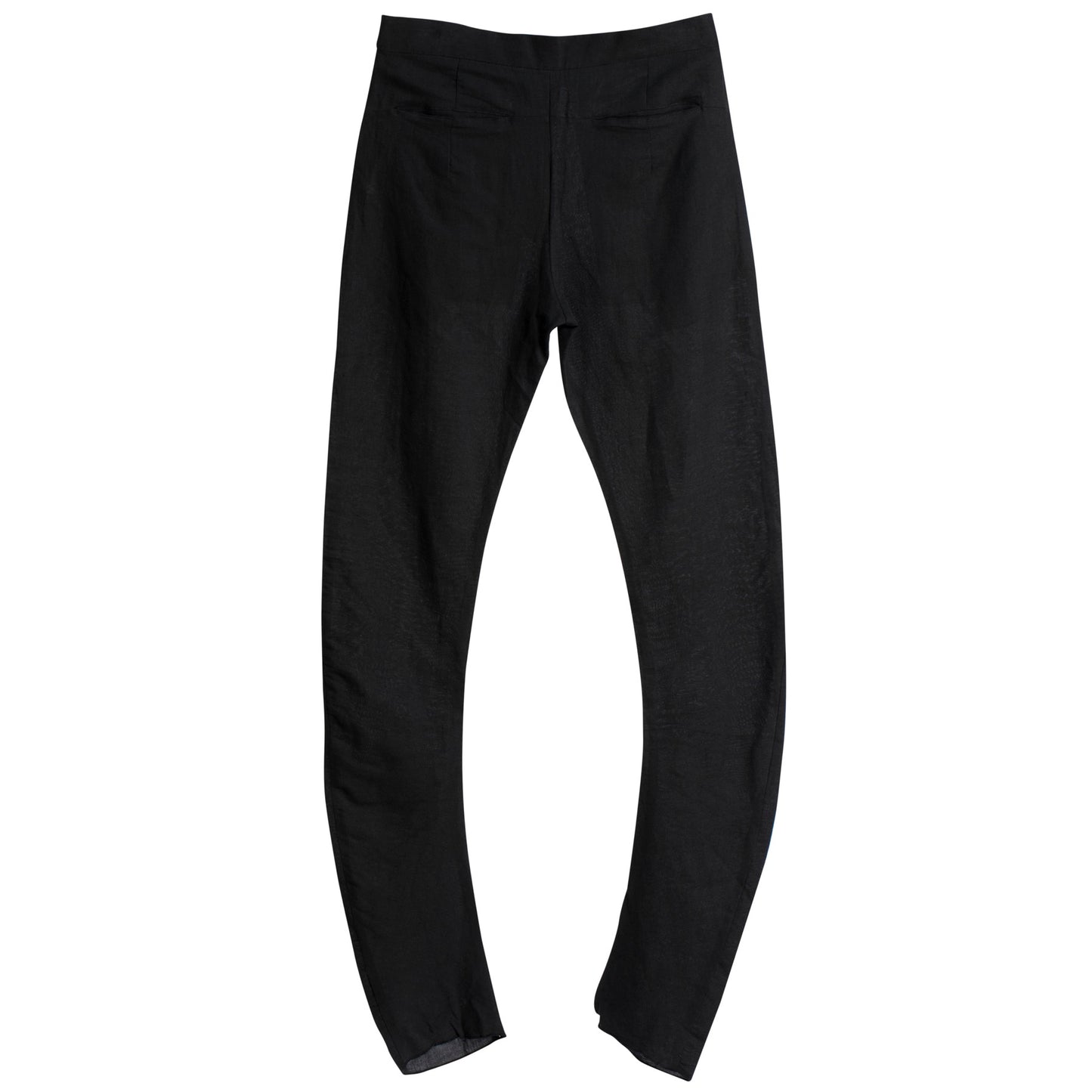 Crash Weave Linen J Shaped Tailored Trousers