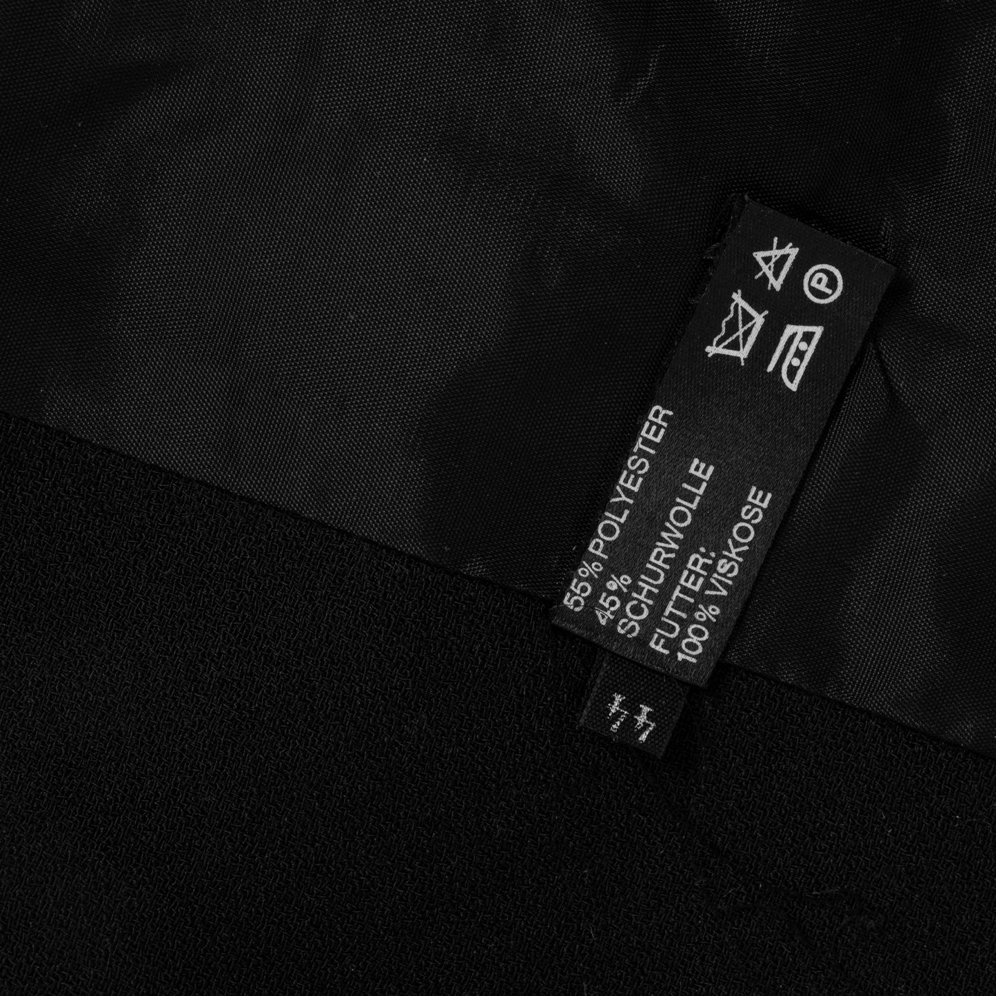 Virgin Wool Crepe Weave Belted Patch Pocket Blazer
