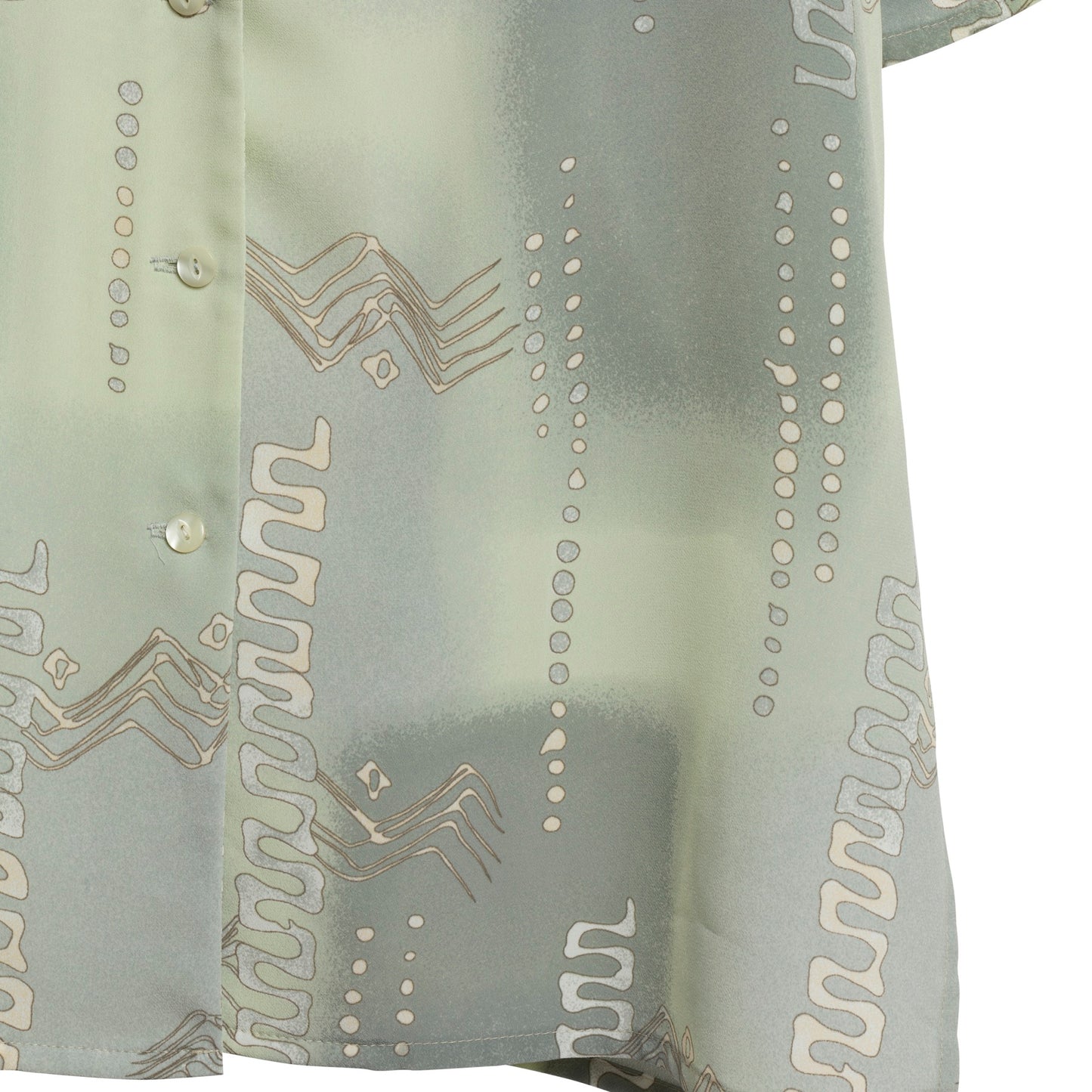 Crêpe Viscose Italian Collar Short Sleeve Shirt
