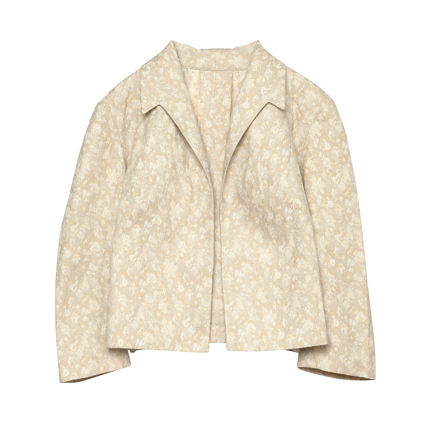 Vintage, 1970s, Linen Damask, T Lapel