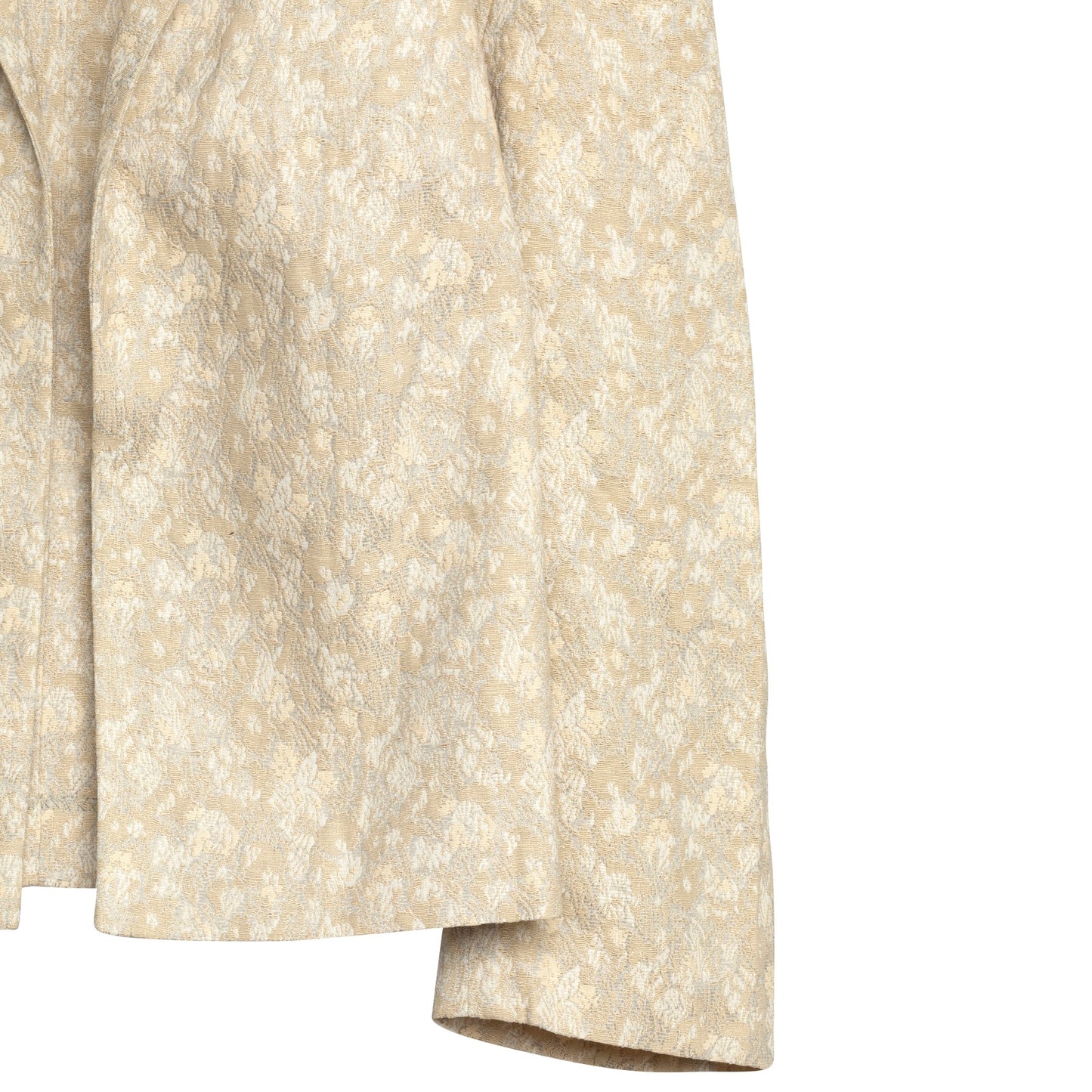 Vintage, 1970s, Linen Damask, T Lapel