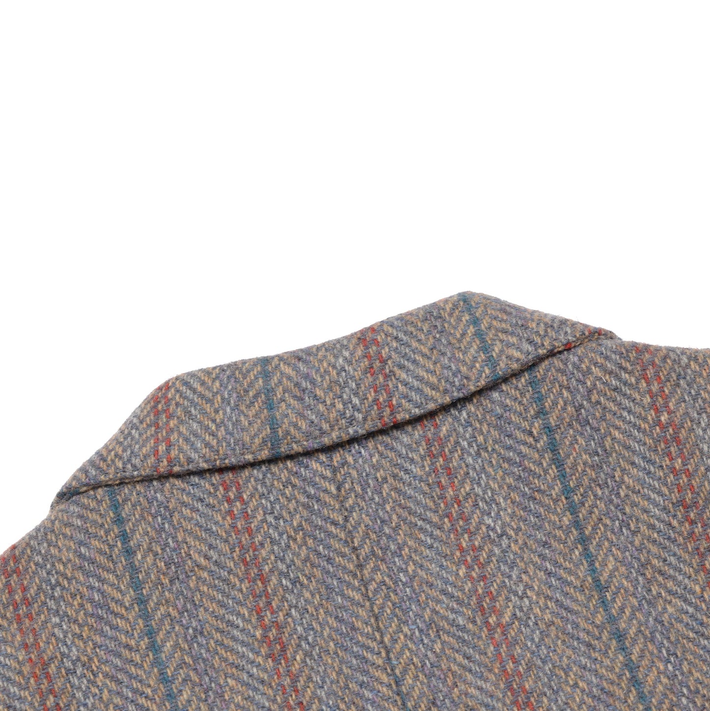 Vintage, 1970s, Herringbone Tweed, Pastel Striping