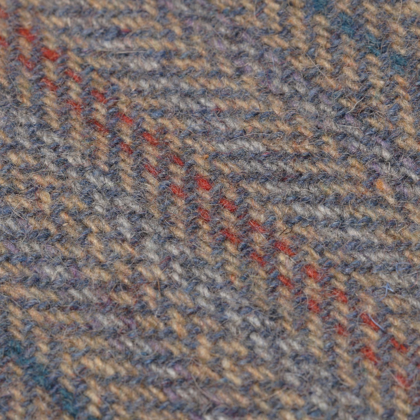 Vintage, 1970s, Herringbone Tweed, Pastel Striping