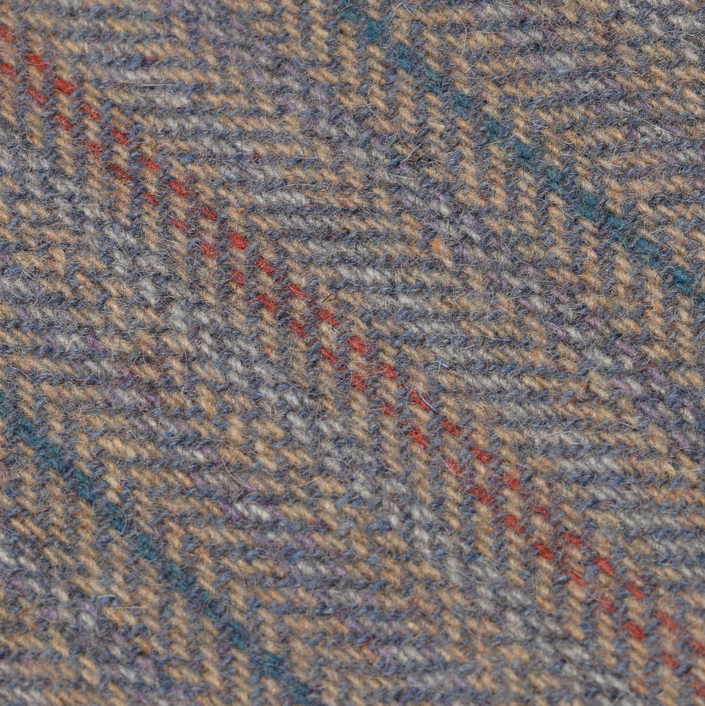 Vintage, 1970s, Herringbone Tweed, Pastel Striping
