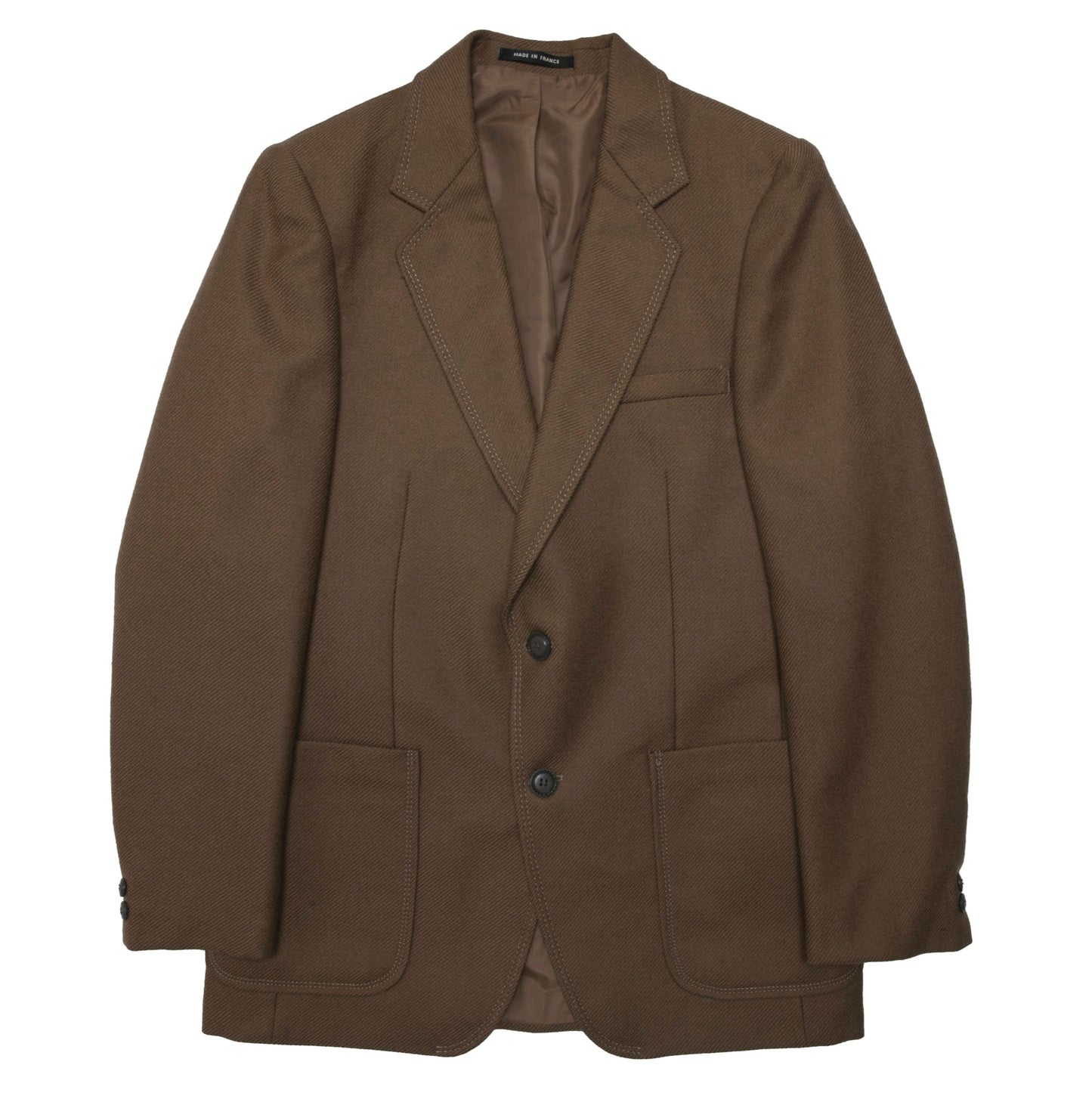 70s, Woolmark Certified, High-Twist Wool Twill, Field Blazer