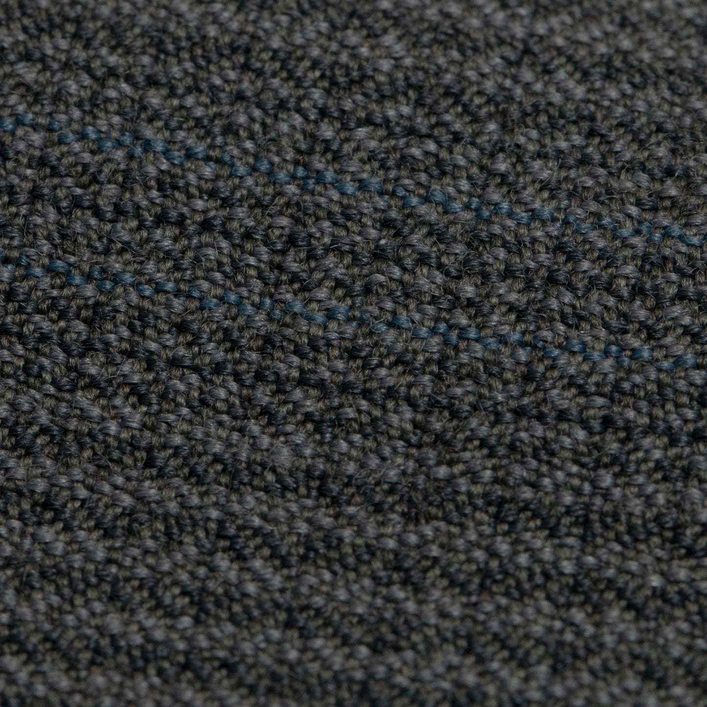 60s, Sculptural Volume, High-Twist Wool, Blue Pinstripe, Armin