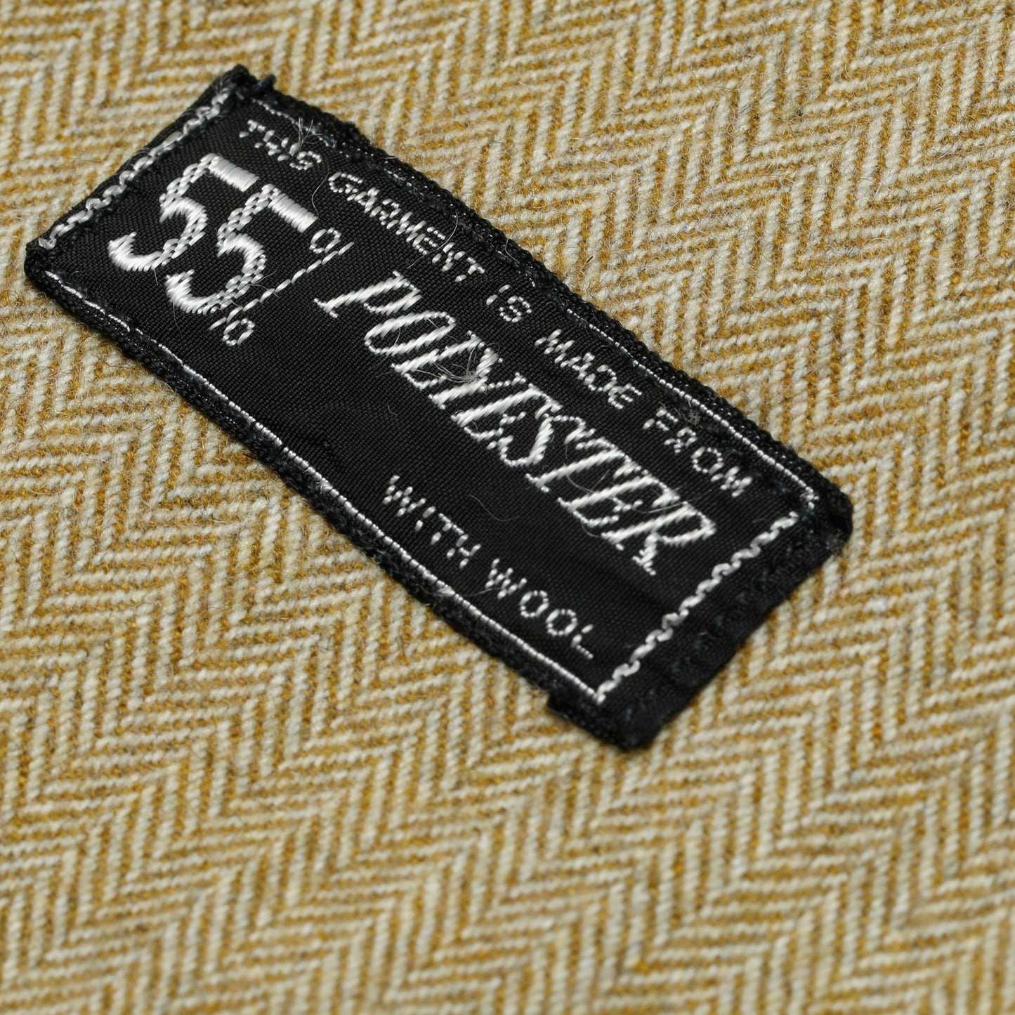Vintage, 1960s, Herringbone Twill, High-Rise, Archival
