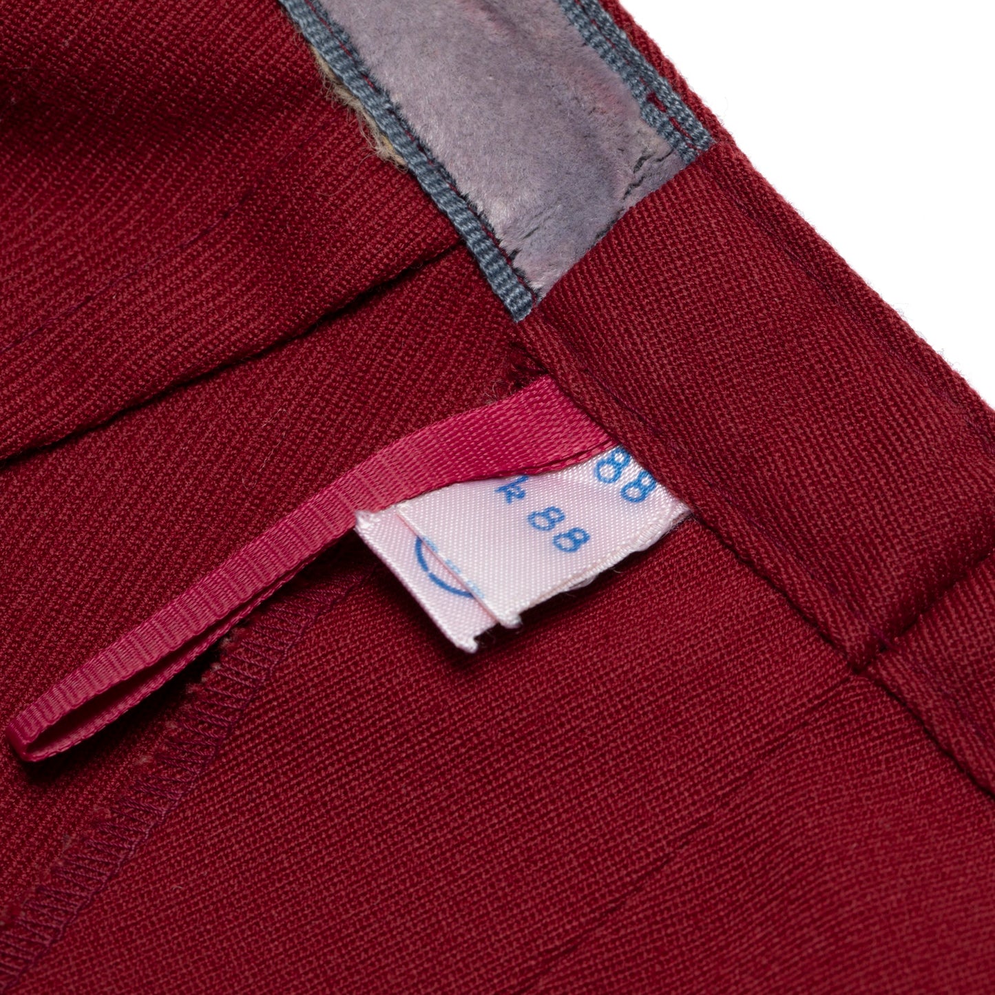 Vintage, 1960s, High-Twist Twill, Structured Drape, Felt-Lined