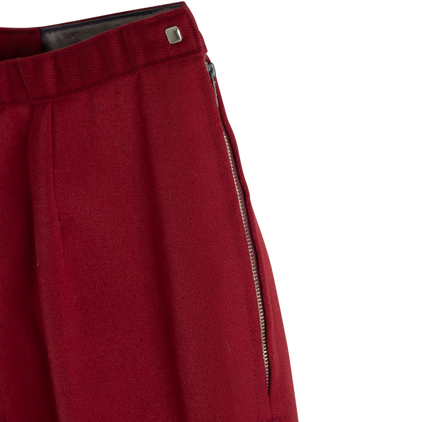 Vintage, 1960s, High-Twist Twill, Structured Drape, Felt-Lined