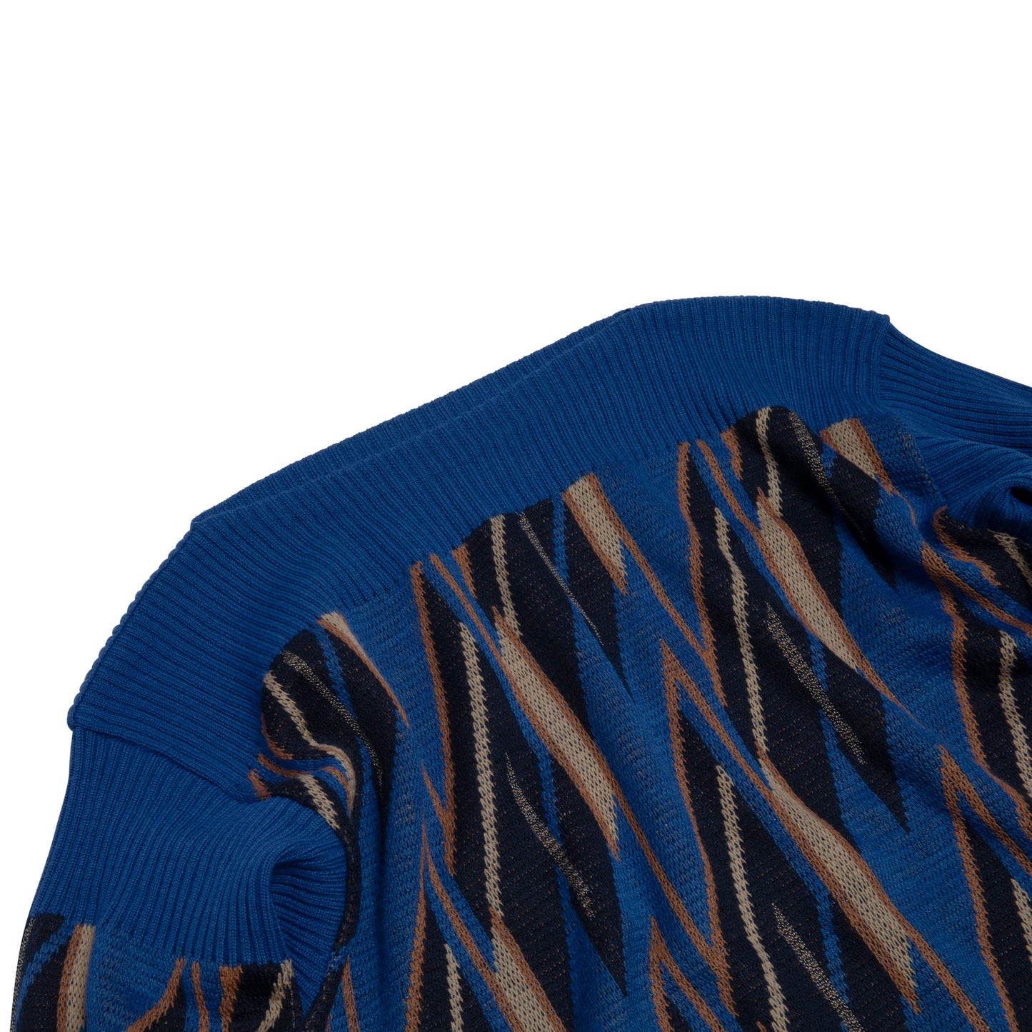 Jacquard Stocking Stitch Saddle Shoulder Jumper