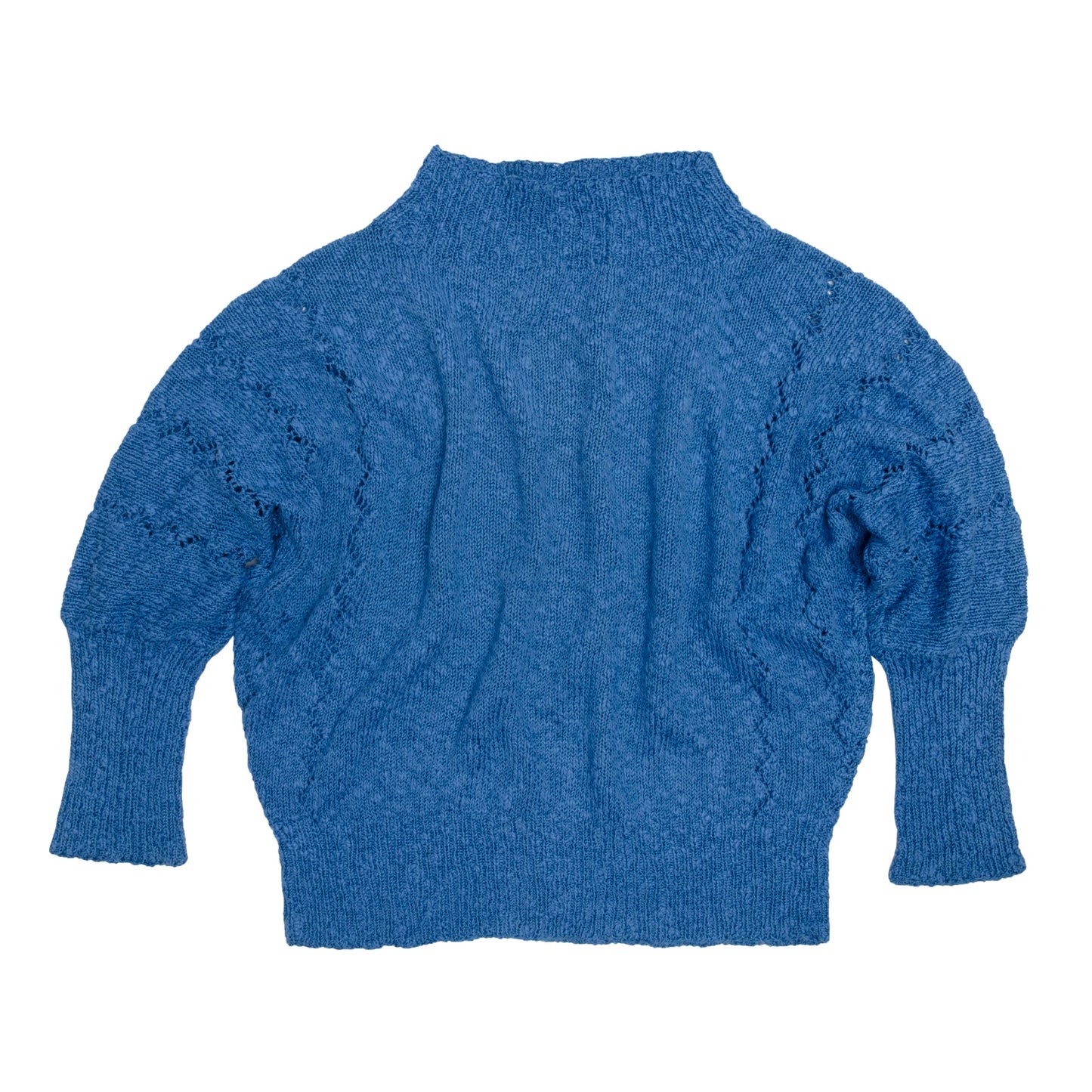 Slub Yarn, Eyelet Lacework, Gauntlet Cuffs