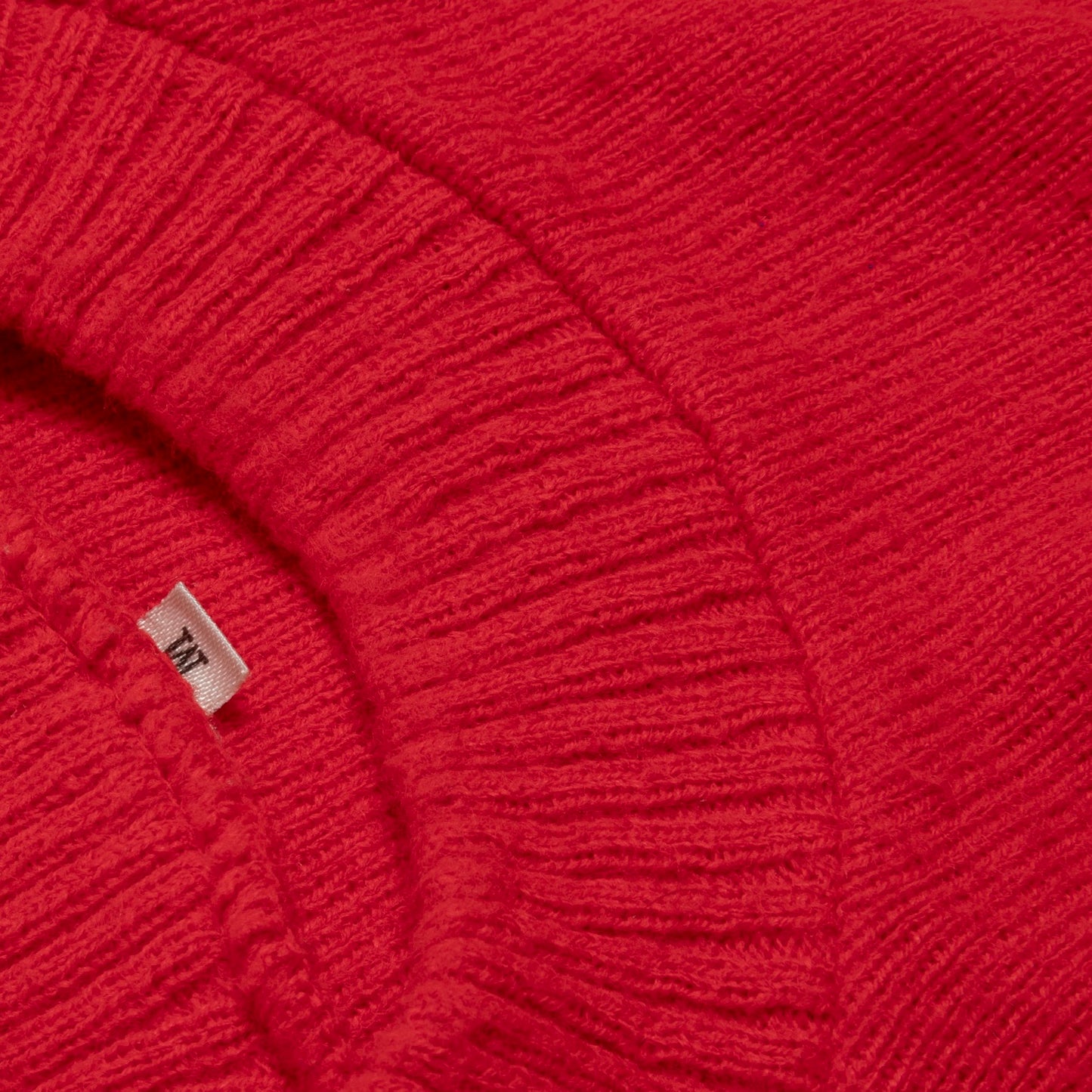 Stockinette Knit Intarsia Stripe Dropped Shoulder Jumper
