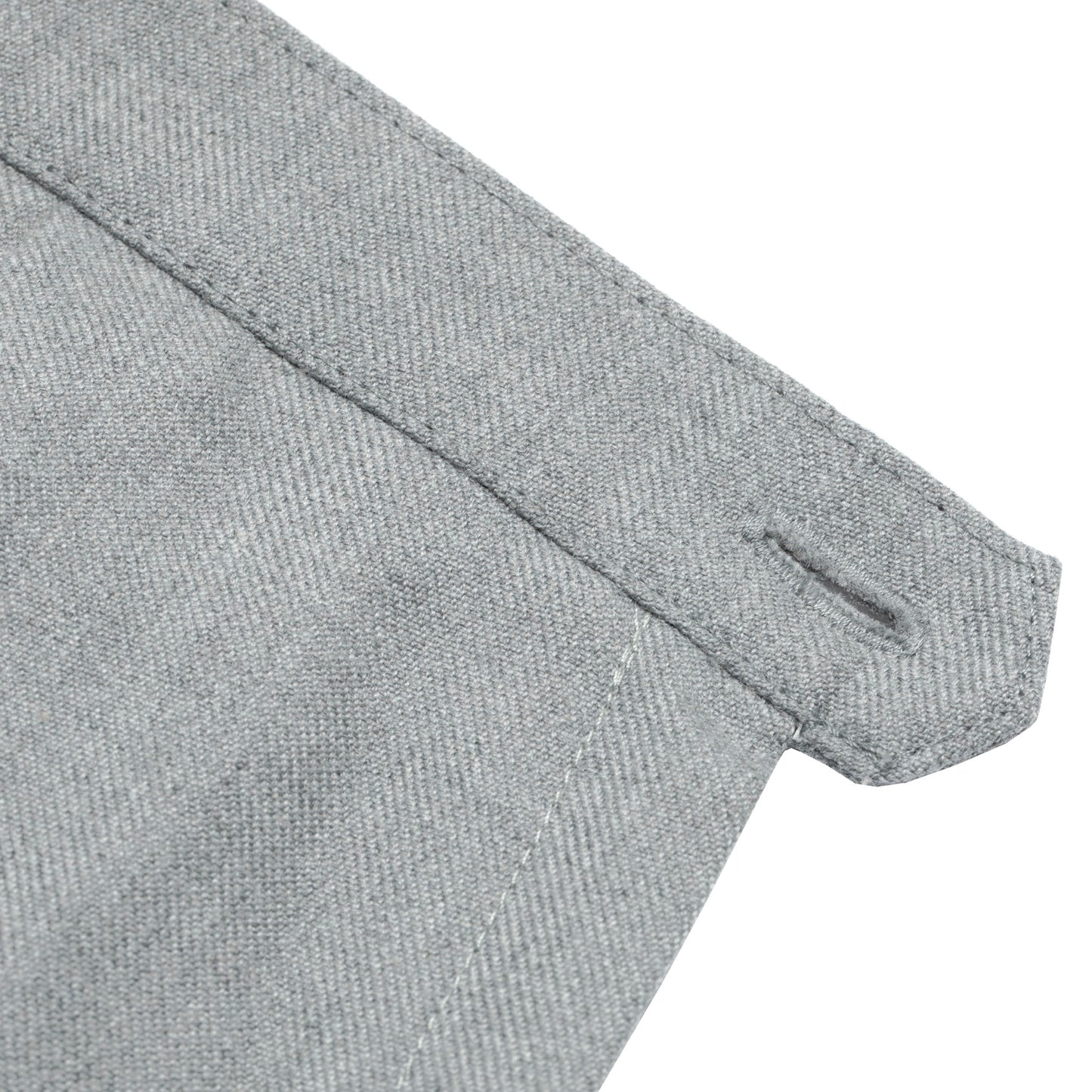 Tropical Wool, Forward Pleats, Clean Cuffed Hem, Small-Batch