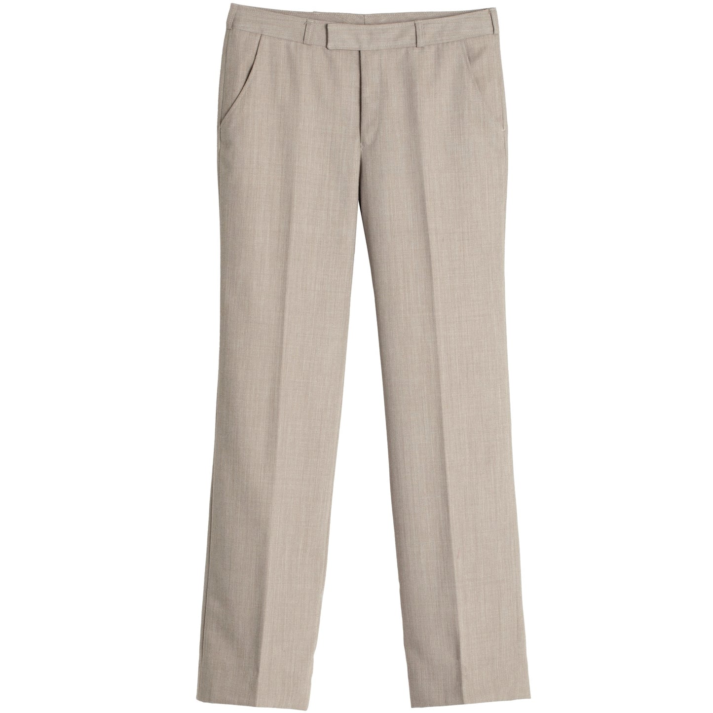 70s, Linen Blend, Hook & Bar, Straight Leg