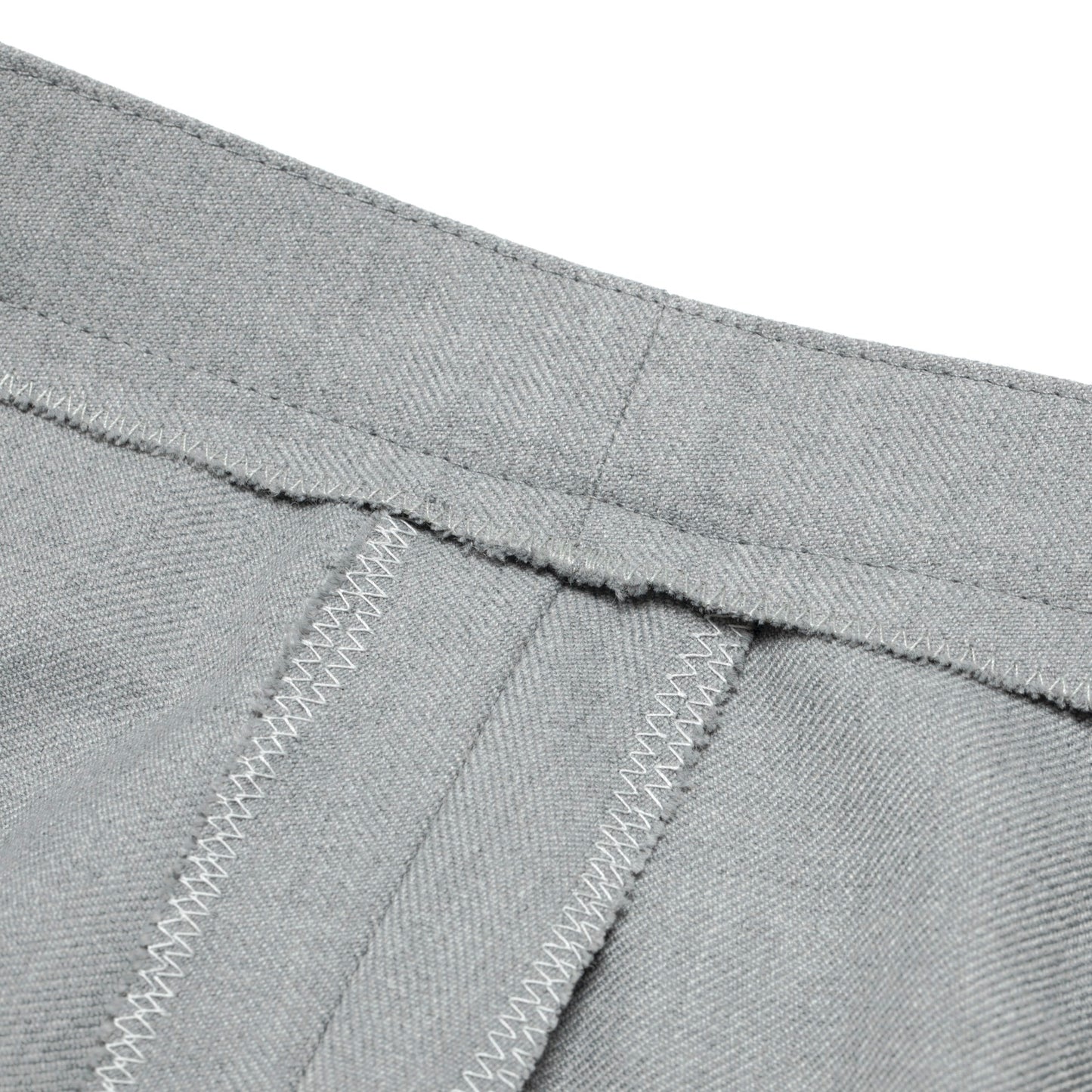 Tropical Wool, Forward Pleats, Clean Cuffed Hem, Small-Batch