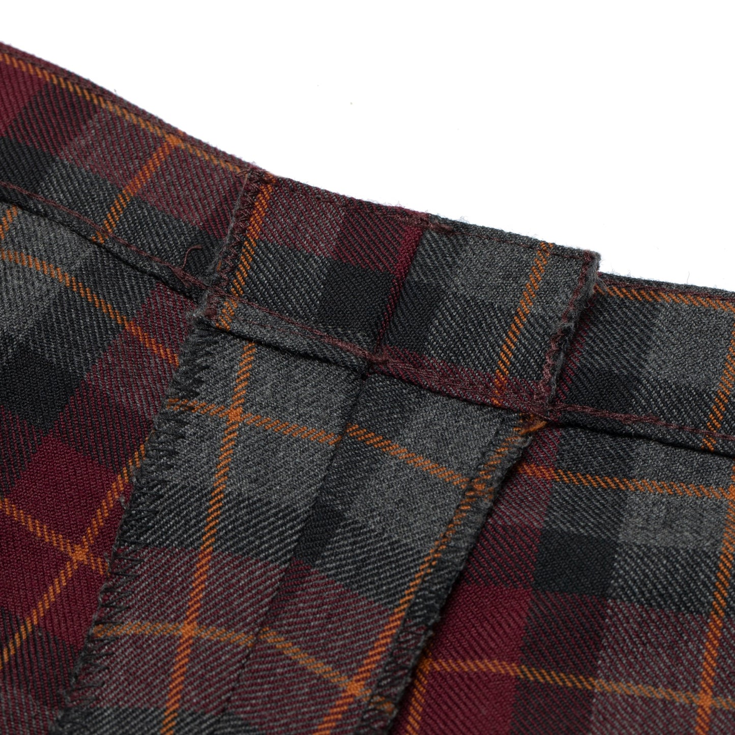 70s, Glen Plaid, Wool Flannel