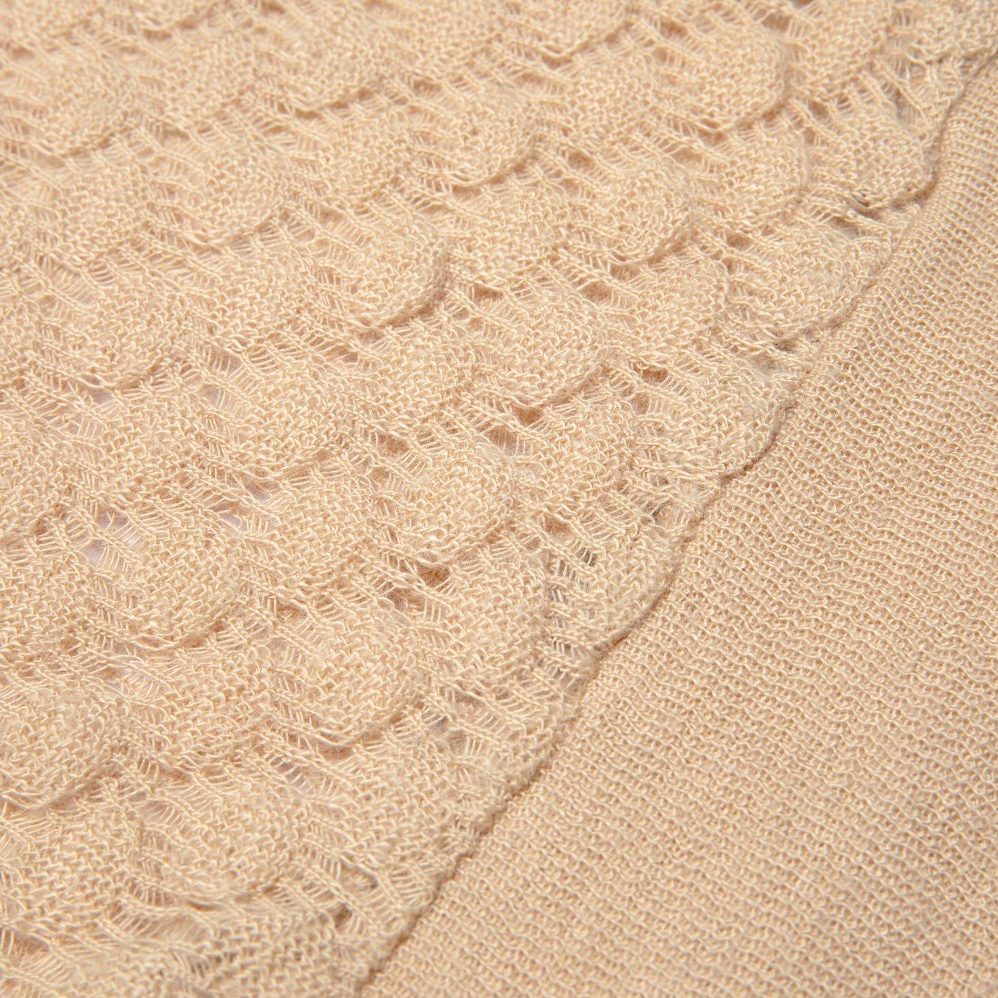 70s, Lace Knit, Mock Crochet, Resort