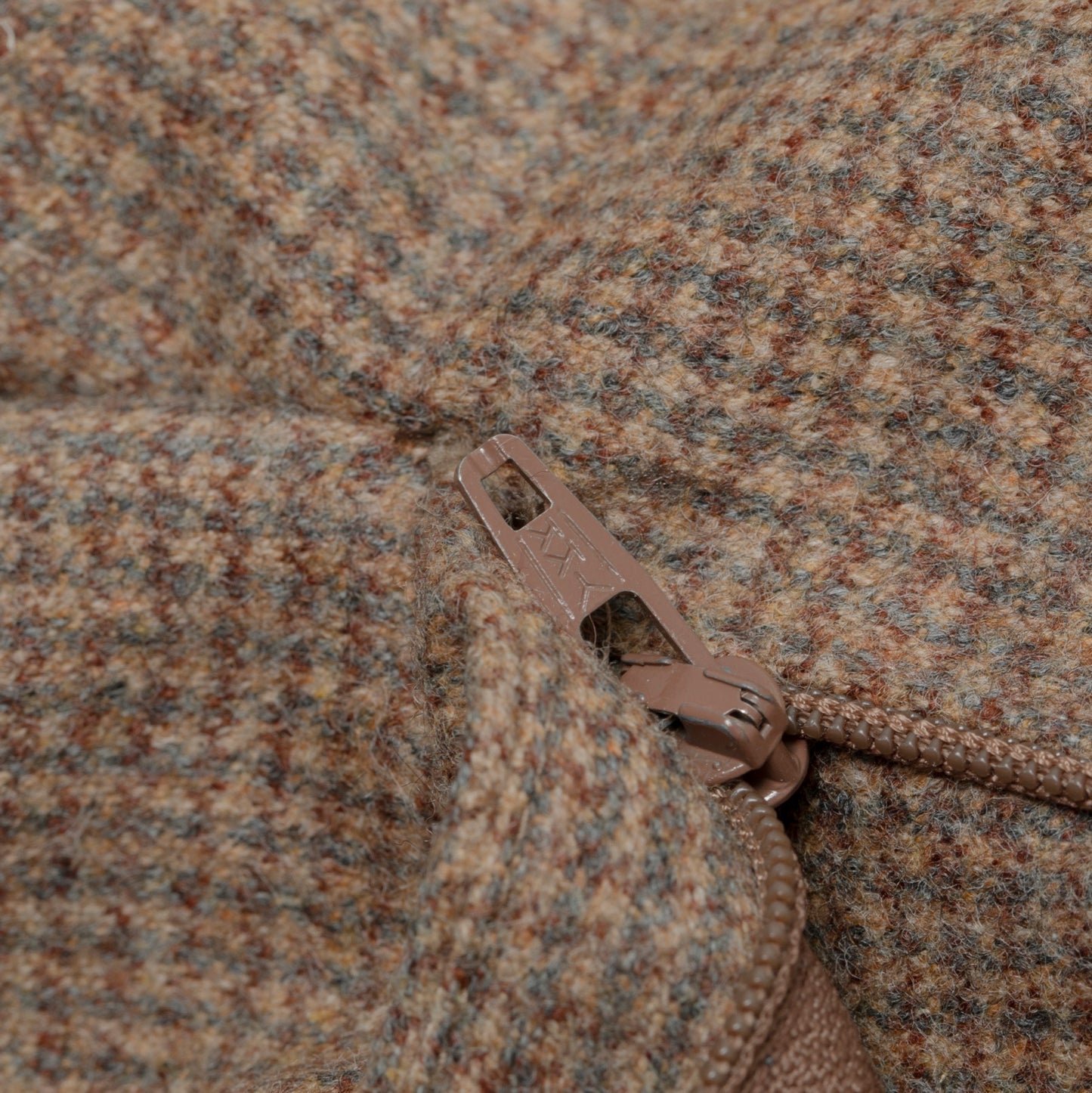 Mid-Century, Worsted Wool, Micro-Houndstooth, Wide Leg