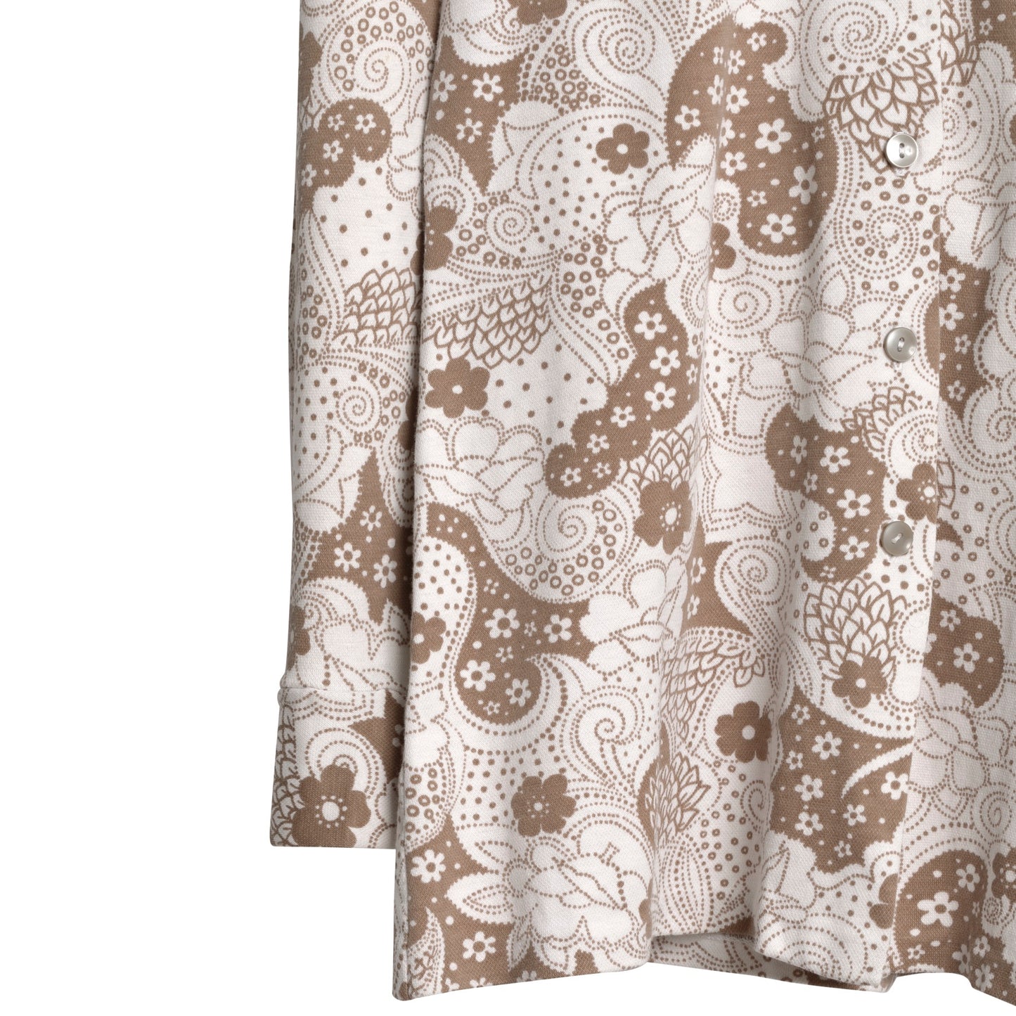 Piqué Weave Floral Club Collar Shirt