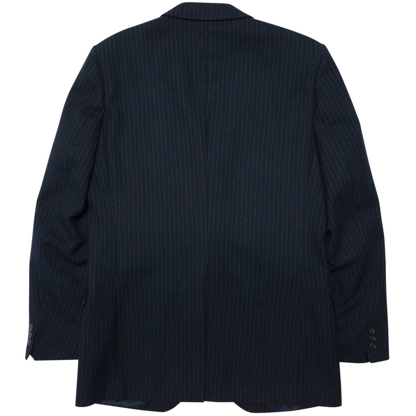 80s, Worsted Flannel, Pinstripe, Structured Drape, Banking Uniform
