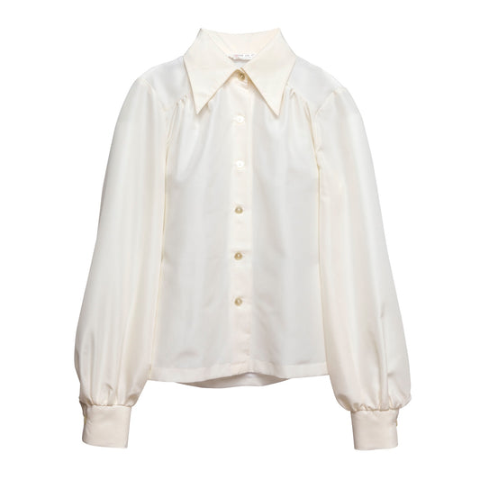 Vintage, 1970s, Pointed Collar, Bishop Sleeves