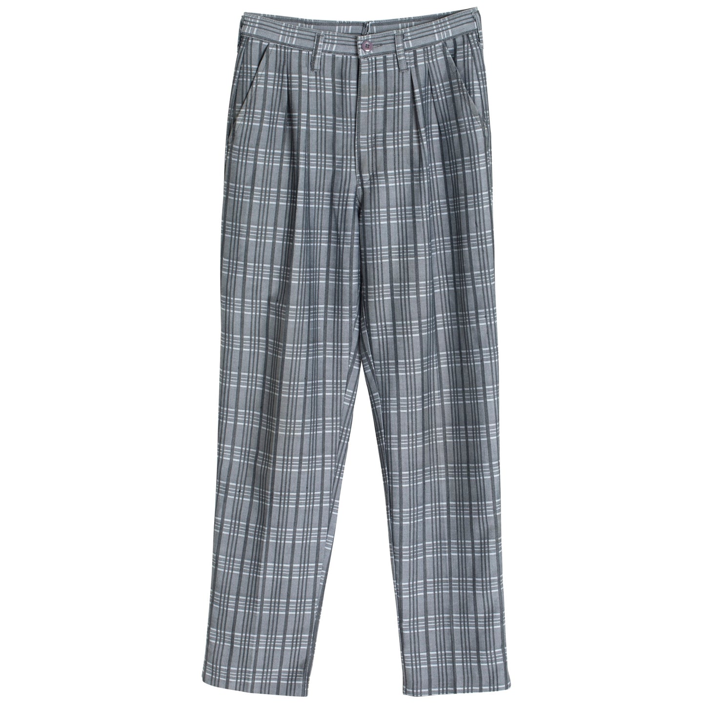80s, Graph Plaid, Plain Weave Twill Combination, Yarn-Dyed