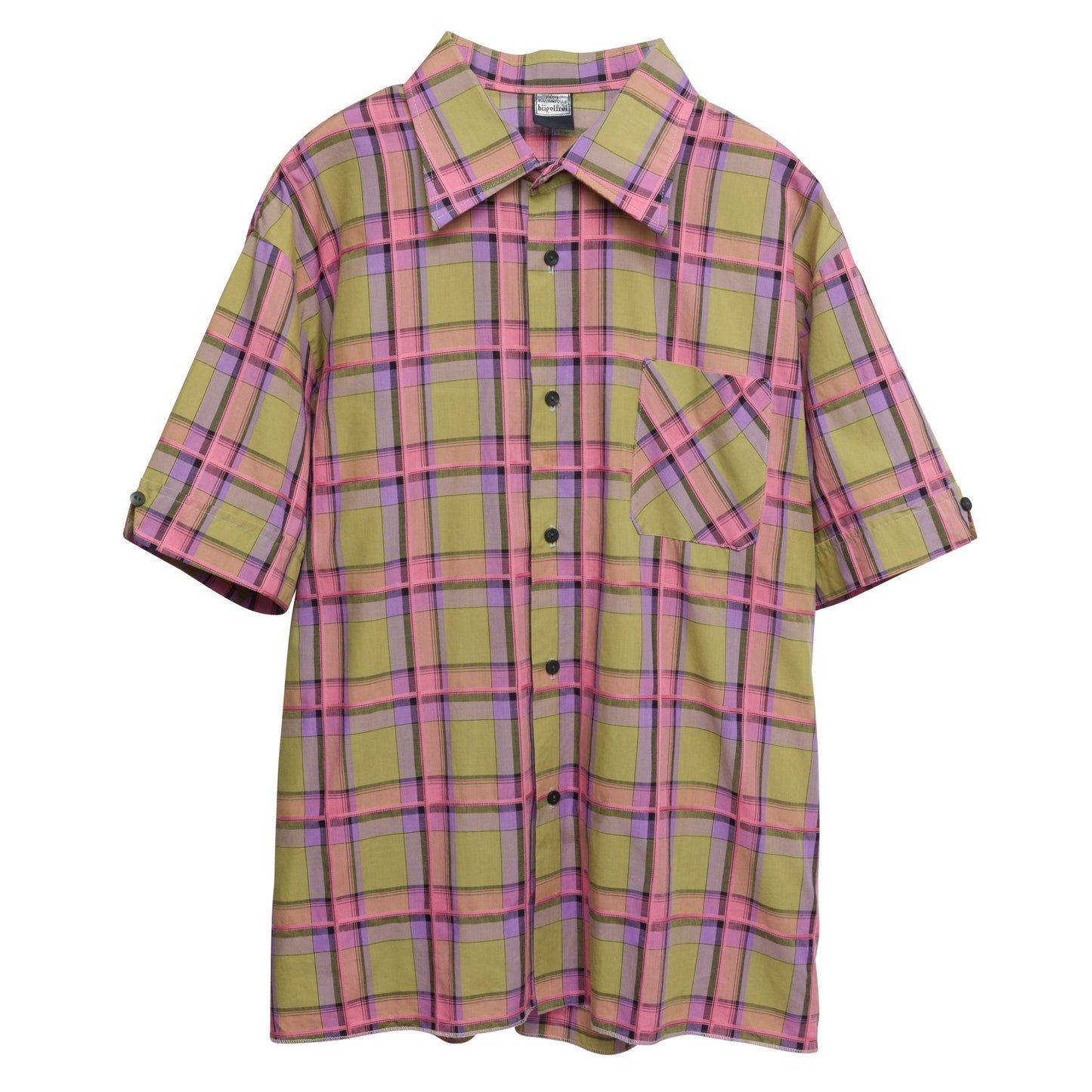Vintage, 1970s, Engineered Plaid, Warp Striping